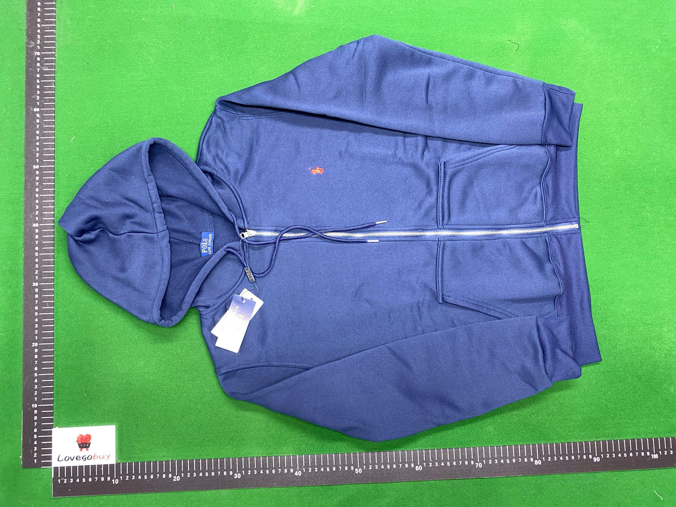 Foto QC 5 de Polo Ralph Lauren Zip-Up Hooded Jacket Embroidered Pony Black