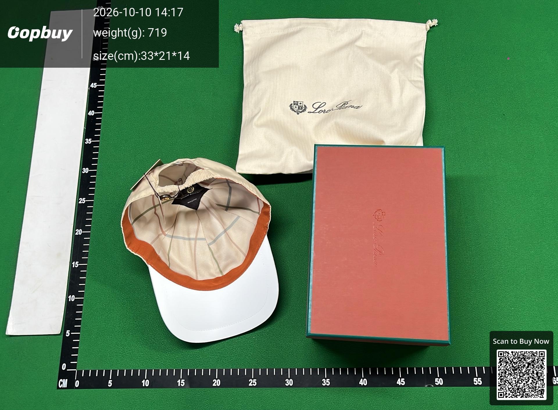 Foto QC 6 de Loro Piana Baseball Cap Beige
