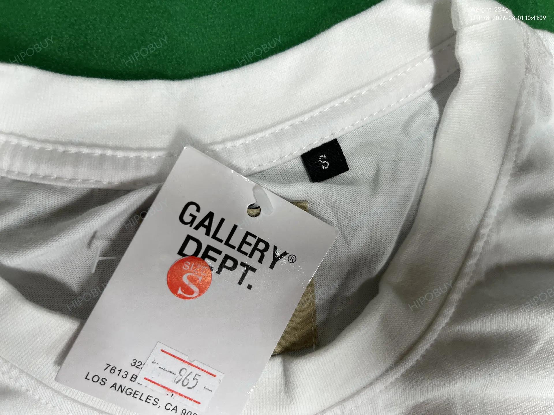 Foto QC 5 de Gallery Dept. T-shirt I Am Sad I Miss My Friends White