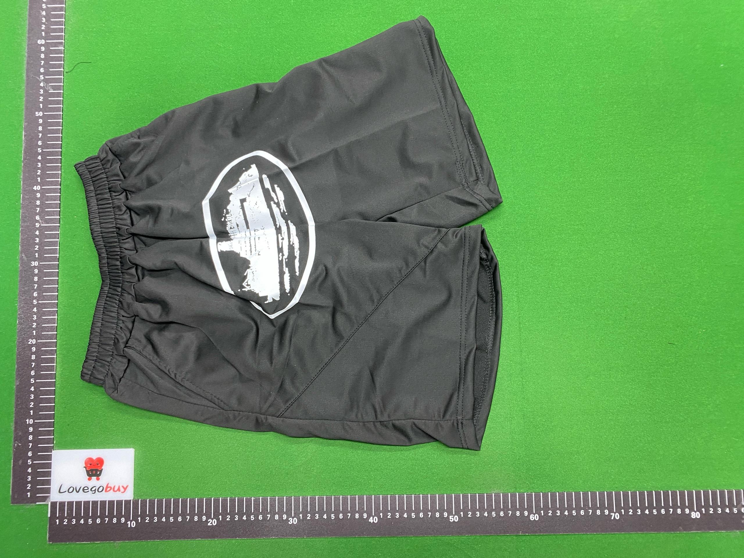 Foto QC 6 de Corteiz Alcatraz Sweat Shorts Logo Print Baby Blue