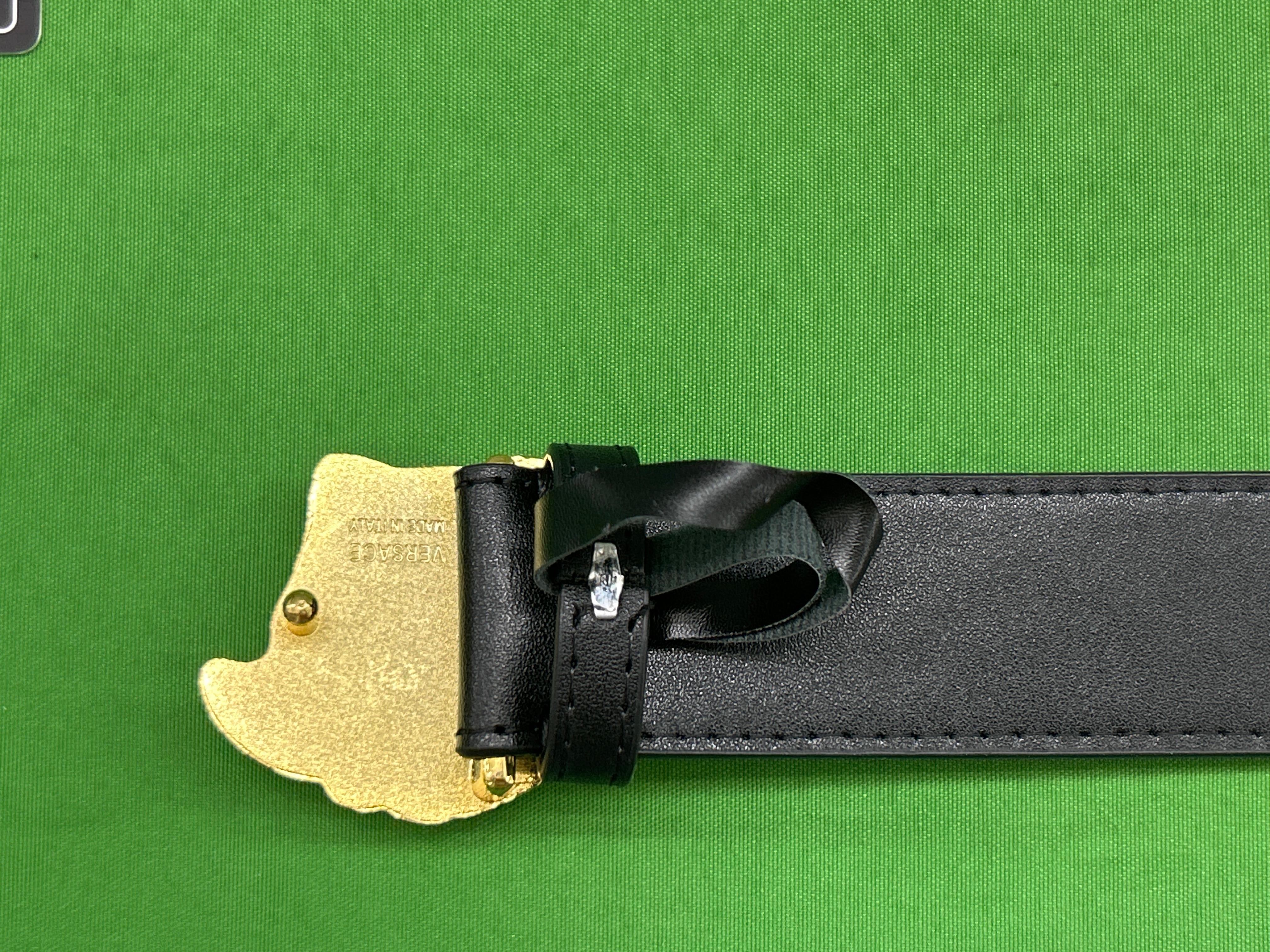 Foto QC 4 de Versace La Medusa Belt Black
