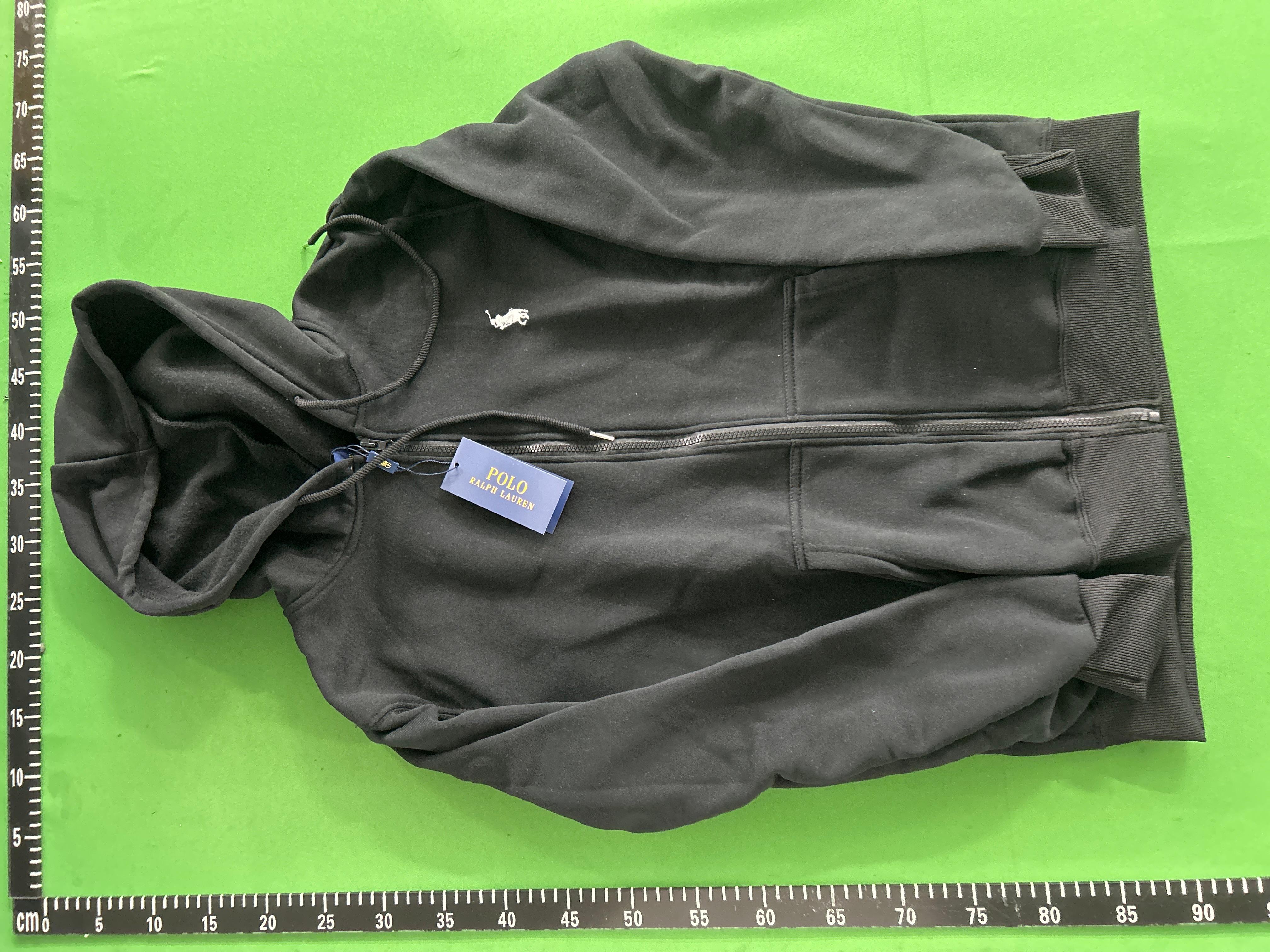 Foto QC 6 de Polo Ralph Lauren Zip Sweater Embroidered Pony Hoodie Grey