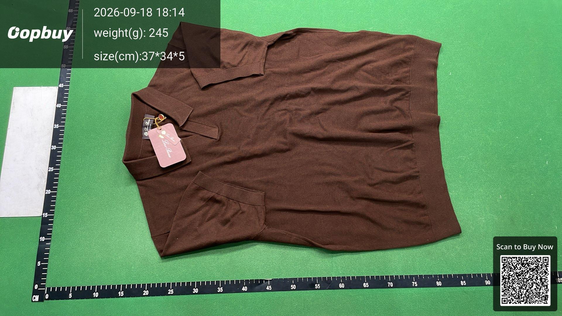 Foto QC 6 de Loro Piana Shirt Knit Brown