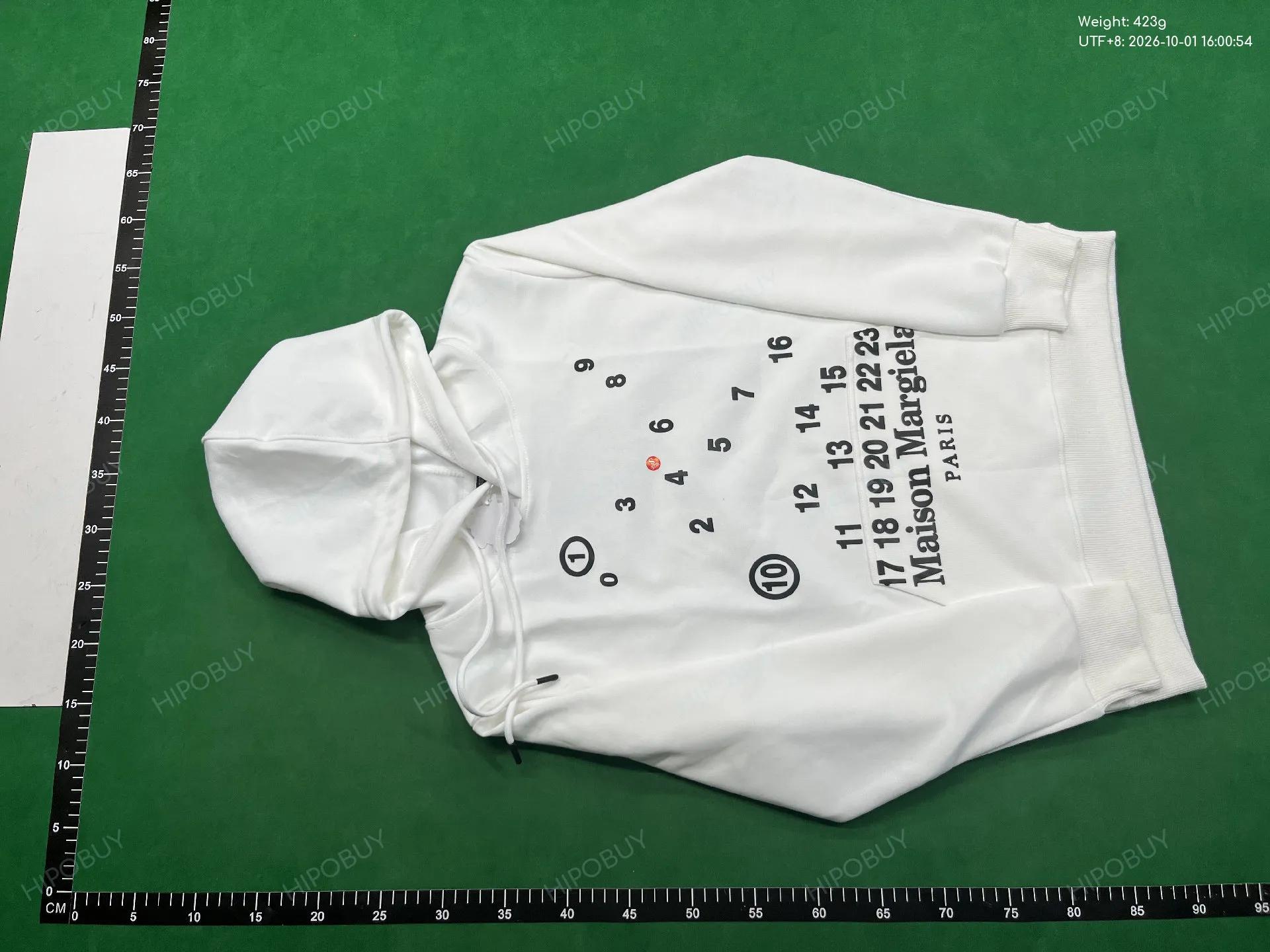 Foto QC 2 de Maison Margiela Numeric Logo Hoodie Black