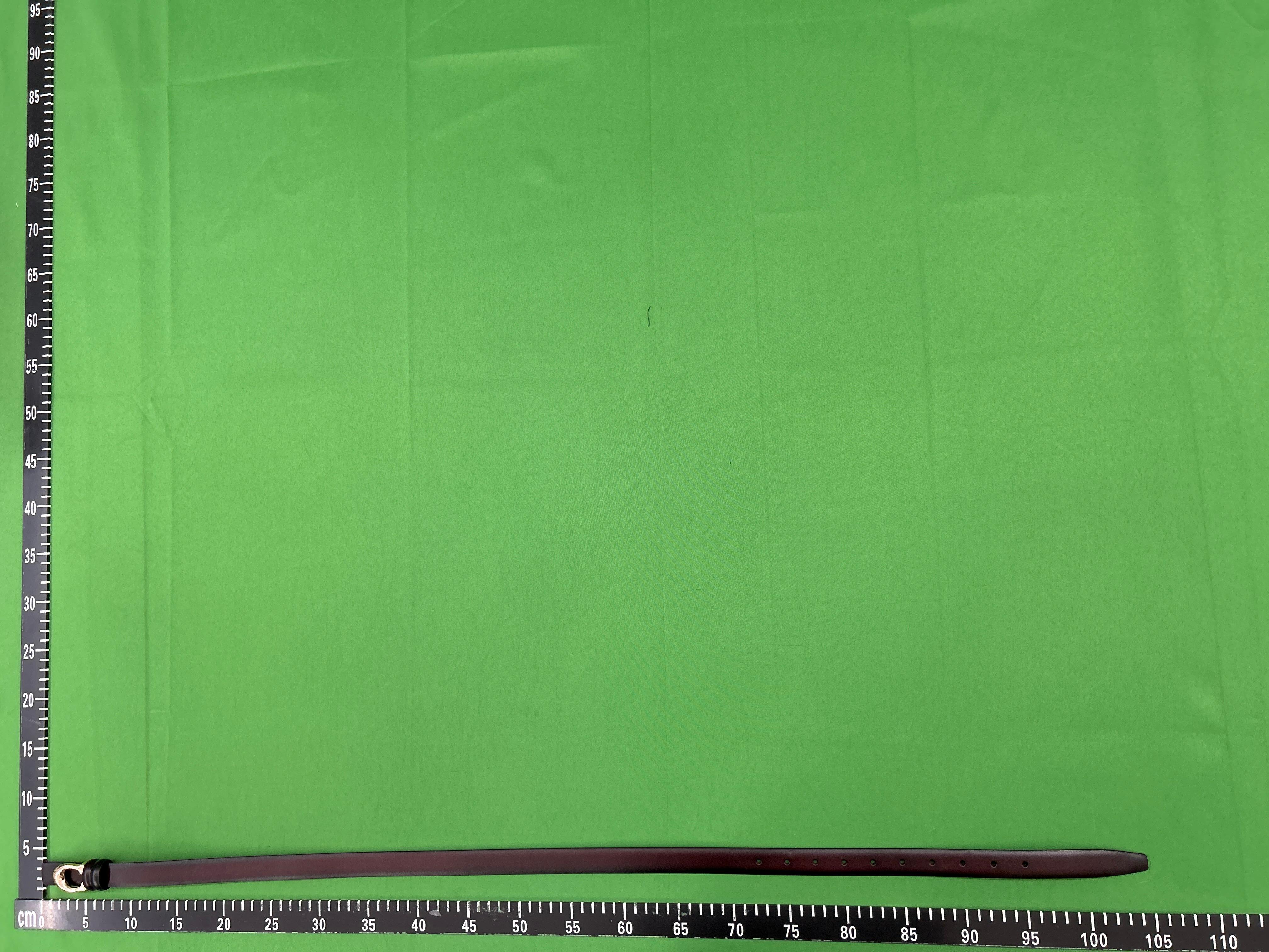 Foto QC 3 de Coach Sculpted C Buckle Reversible Belt Purple