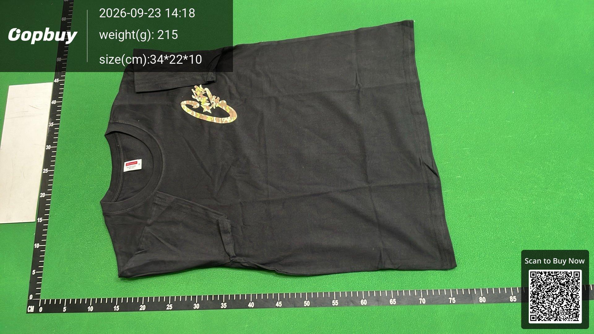 Foto QC 6 de Corteiz Alcatraz C Logo Camo T-shirt Black