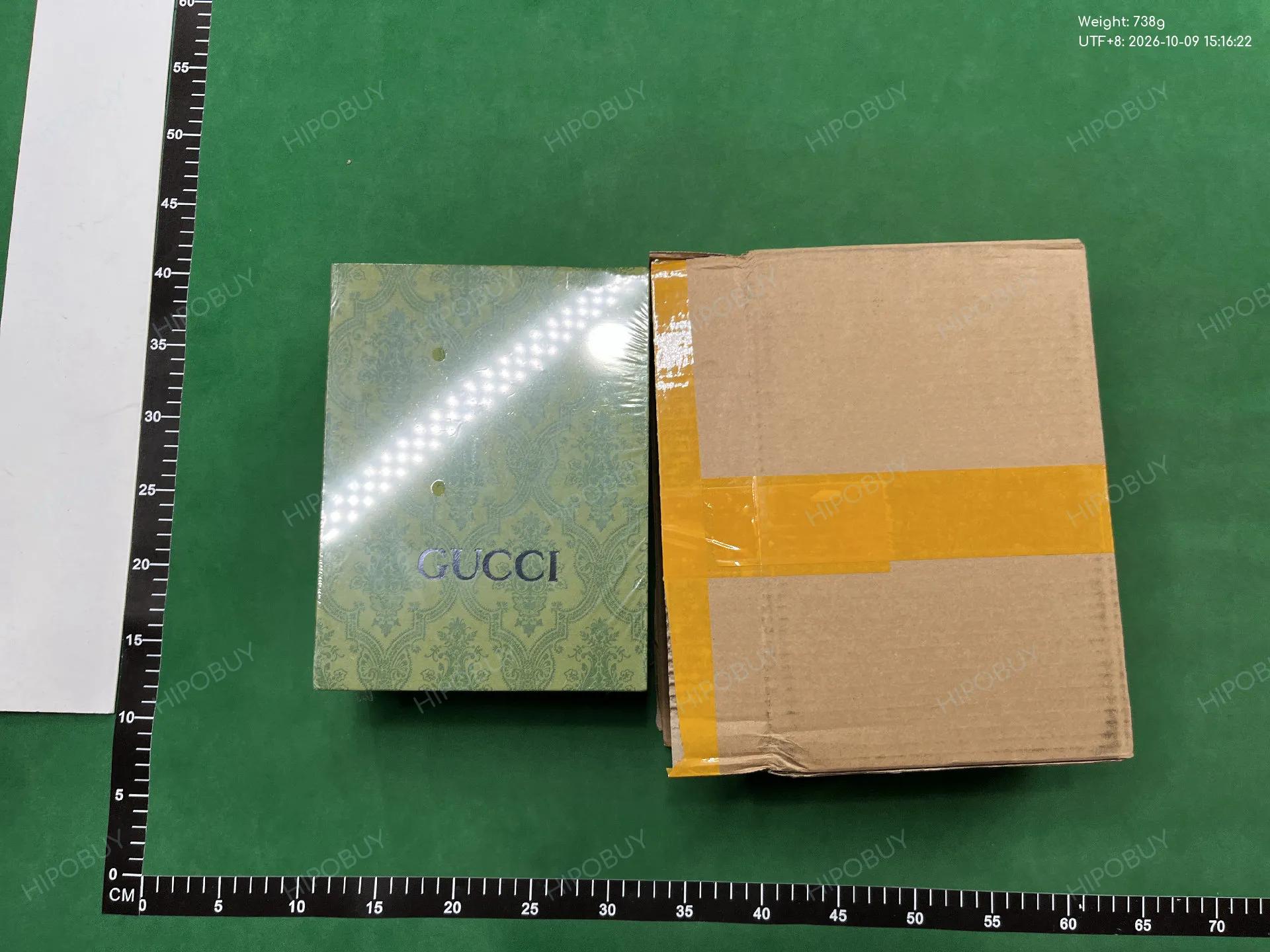 Foto QC 3 de Gucci Ophidia Half Moon Mini GG Supreme Beige/Ebony