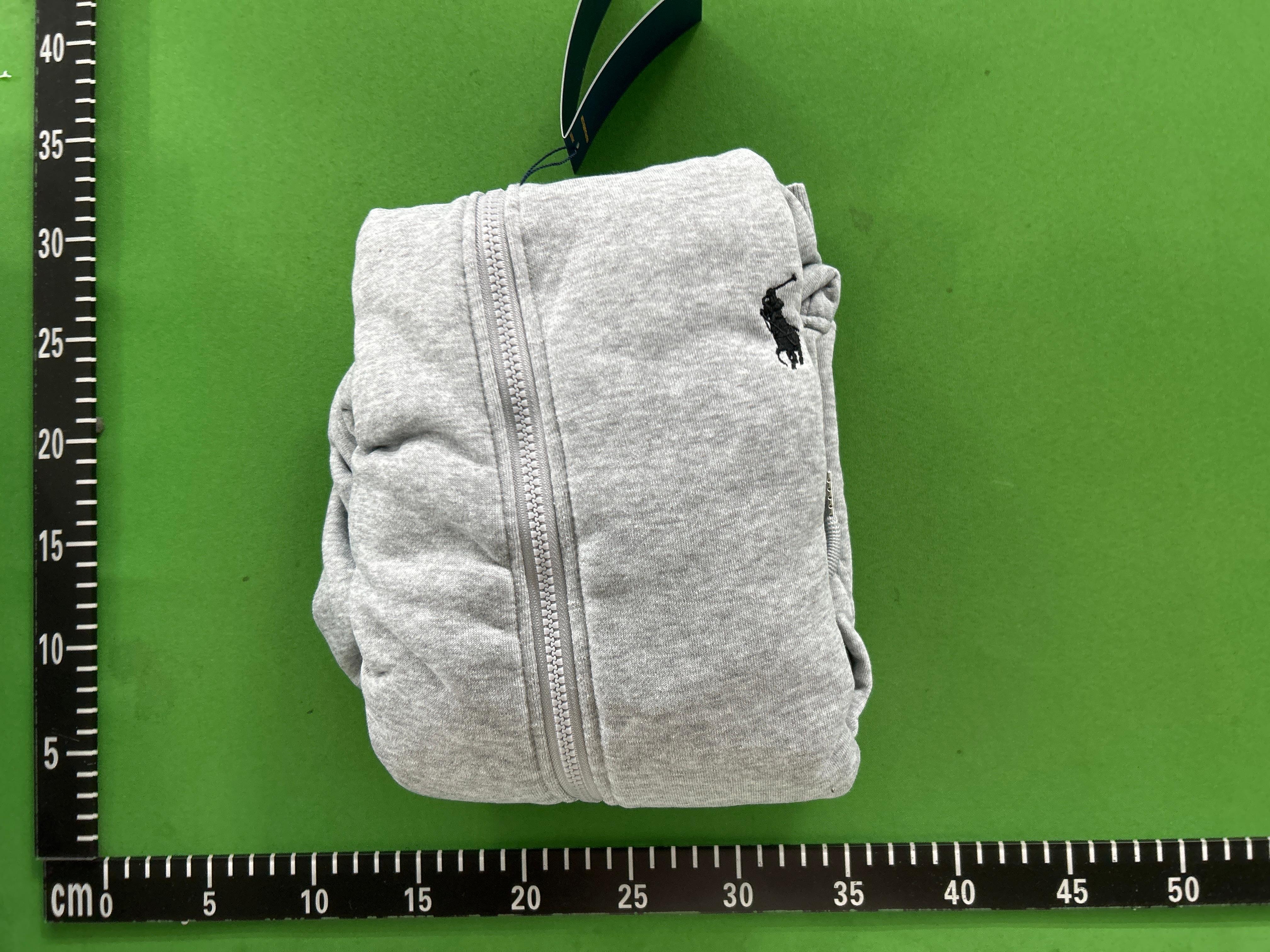 Foto QC 1 de Polo Ralph Lauren Zip Sweater Embroidered Pony Hoodie Grey