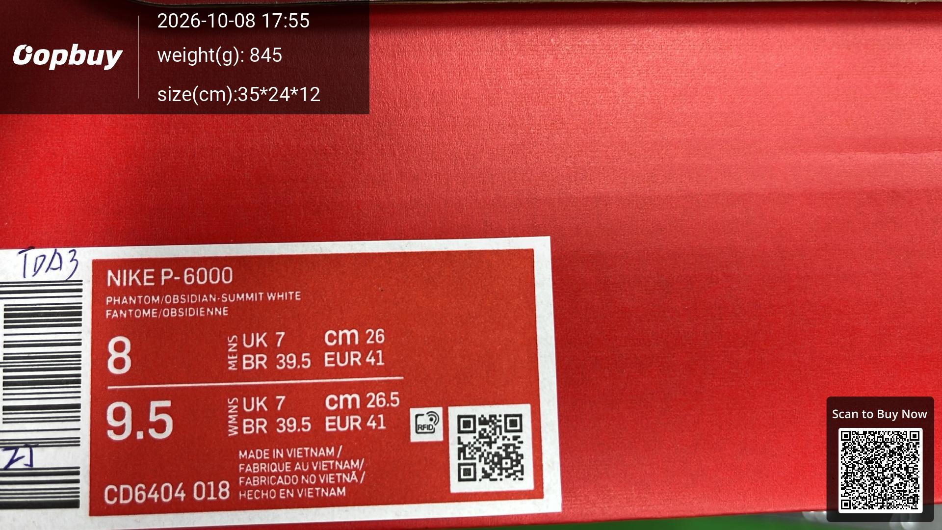 Foto QC 2 de Nike P-6000 Low Light Bone Metallic Silver BV1021-002