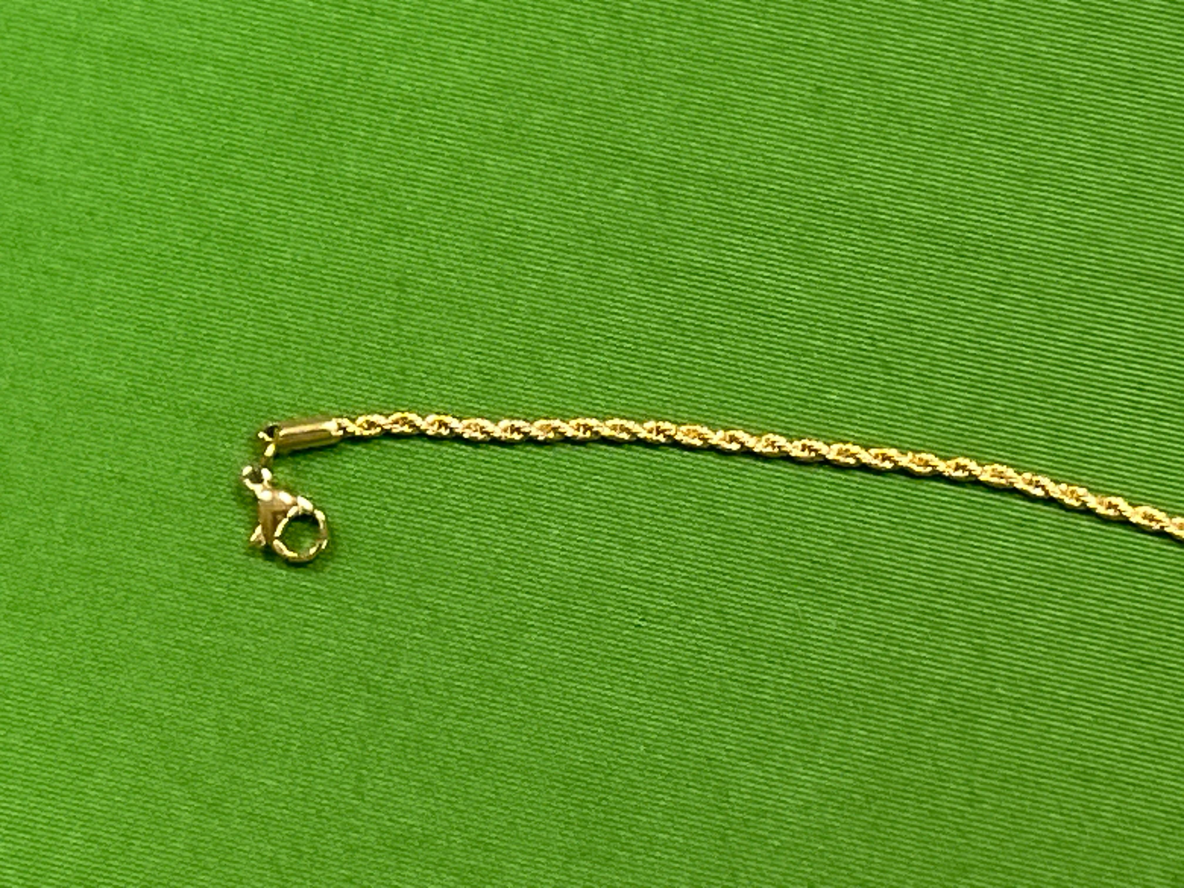 Foto QC 3 de Other Twist Rope Chain Necklace Metal Gold