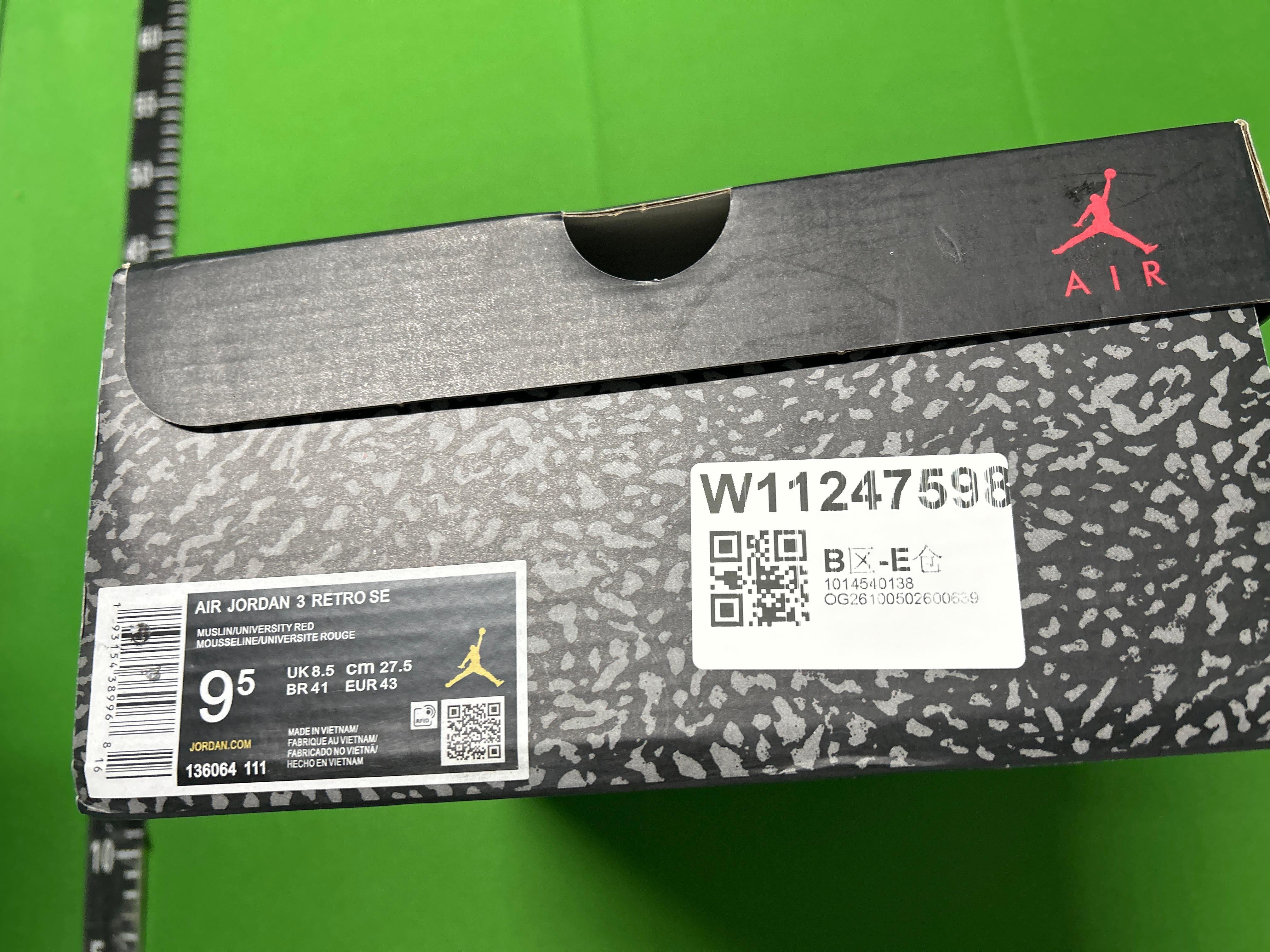 Foto QC 7 de Jordan 3 Retro Fire Red DN3707-160