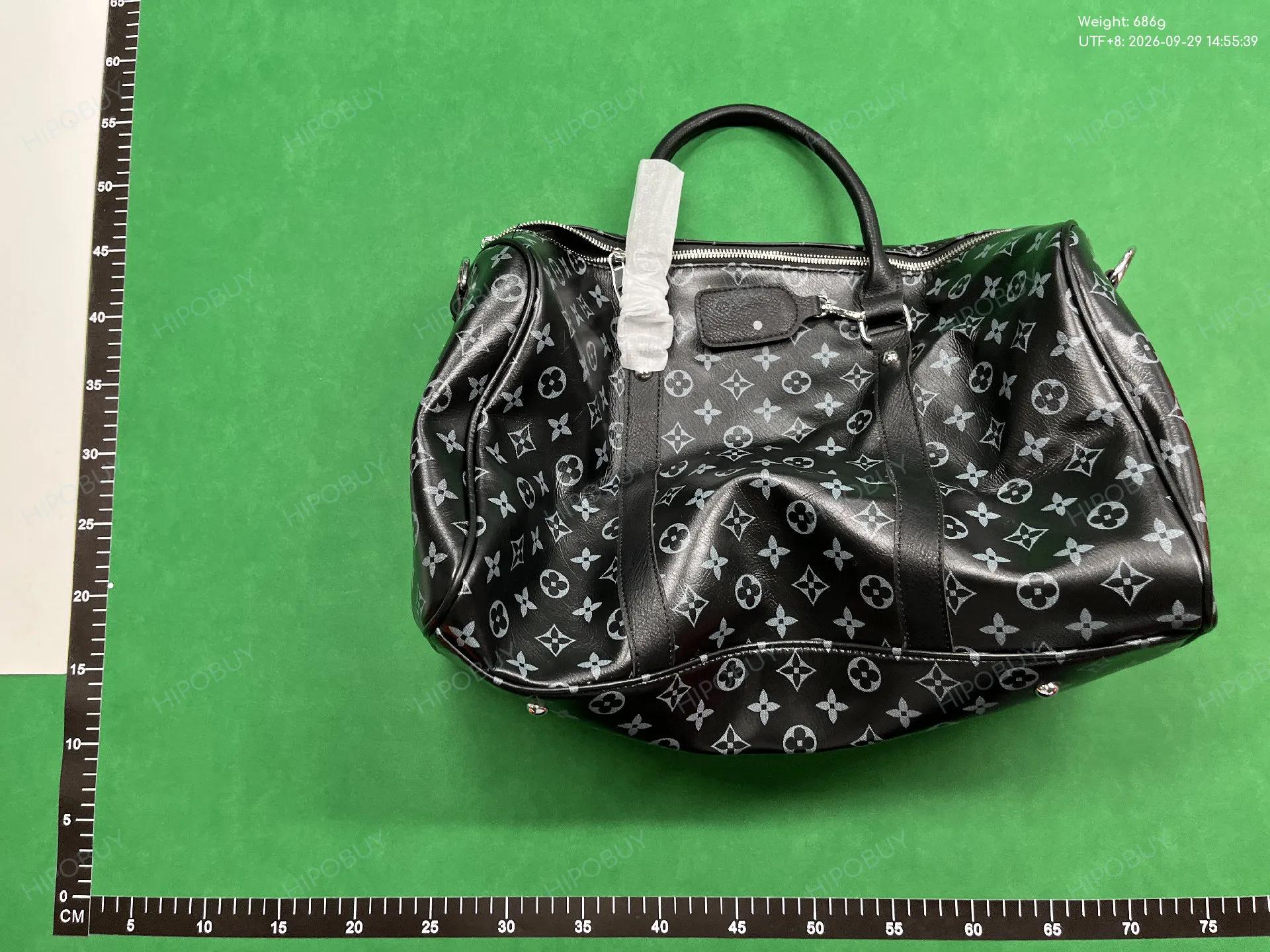 Foto QC 1 de Other Monogram Print Travel Duffle Bag Large Brown