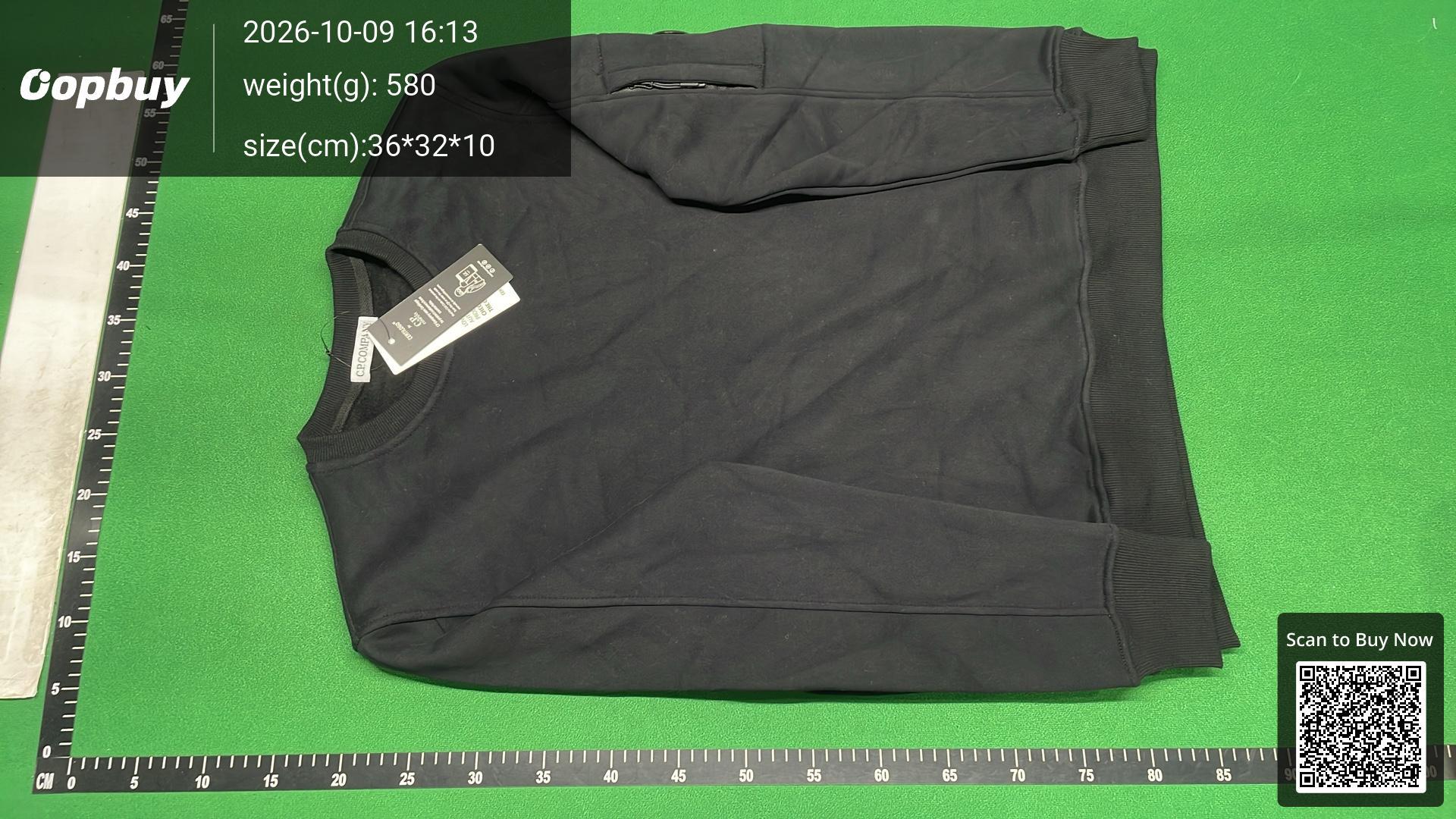 Foto QC 2 de CP Company Goggle Hoodie Zip-Up Logo White