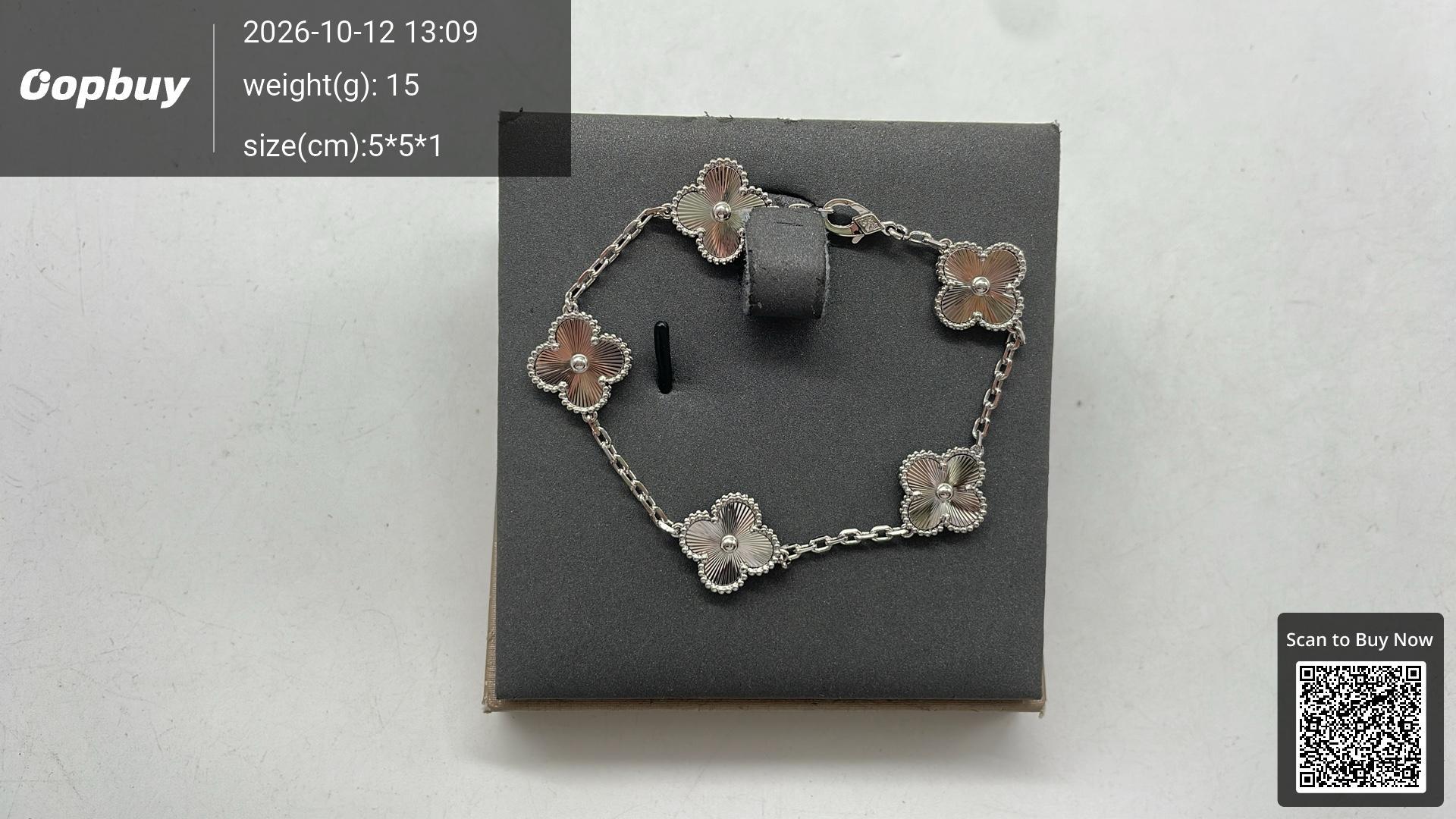 Foto QC 1 de Van Cleef & Arpels Vintage Alhambra Bracelet Gold Turquoise