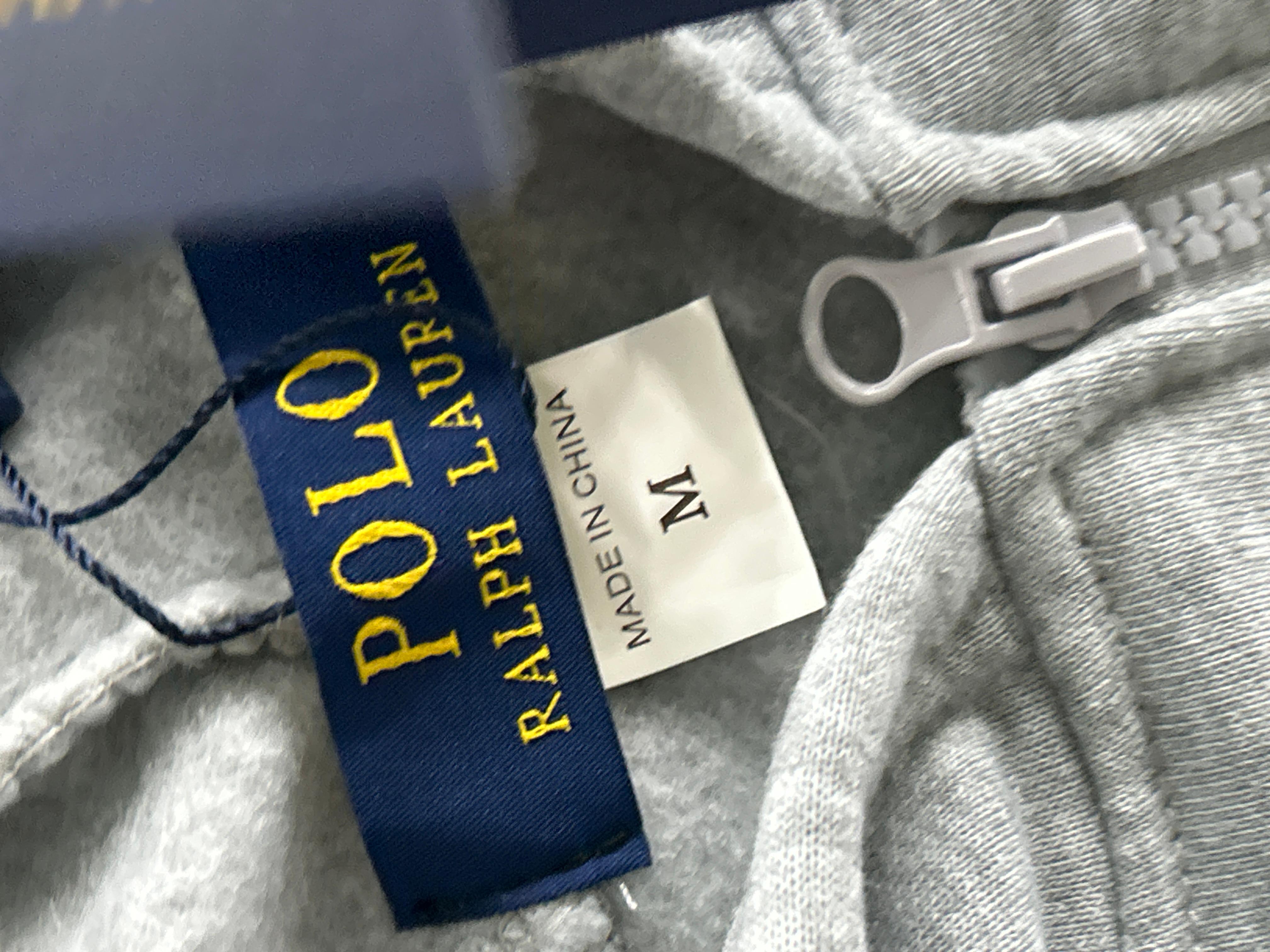 Foto QC 2 de Polo Ralph Lauren Zip Sweater Embroidered Pony Hoodie Grey