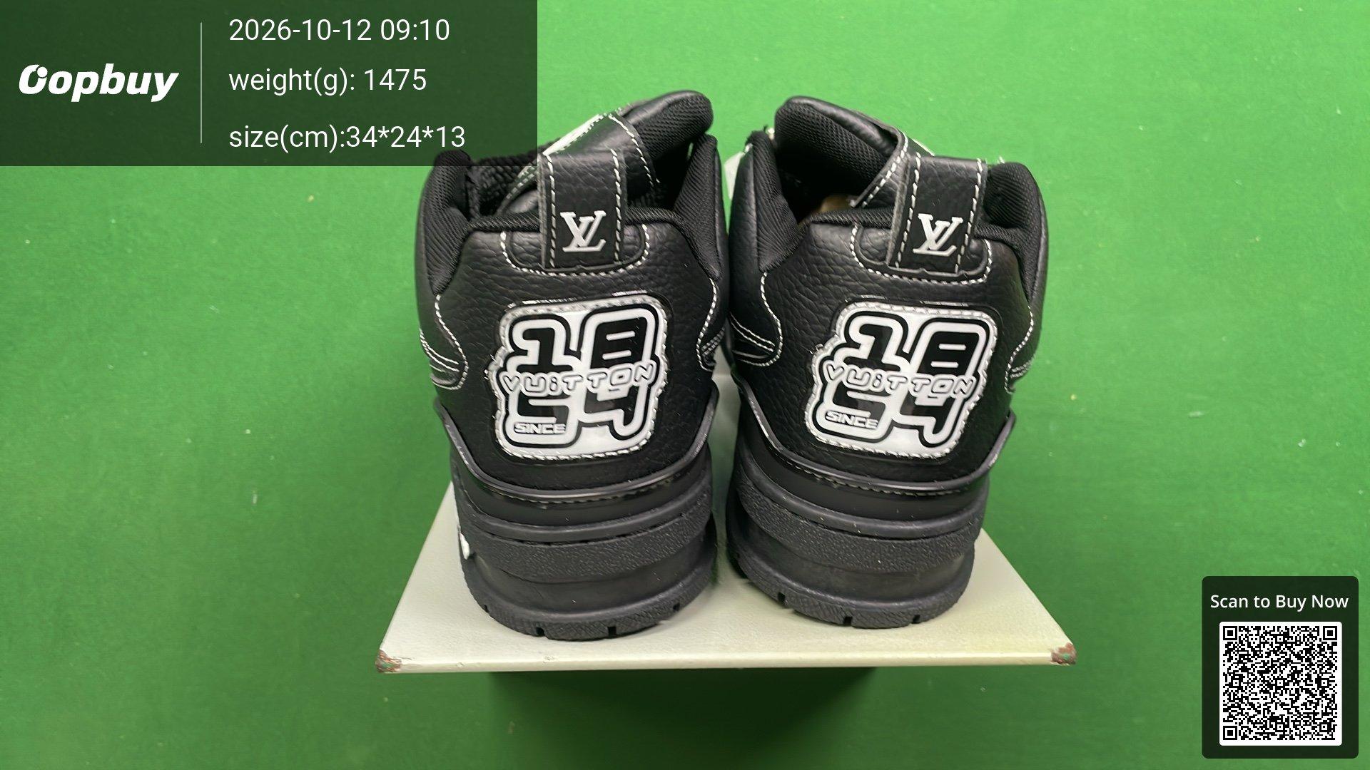 Foto QC 8 de Louis Vuitton LV Skate Sneaker Mesh Leather Green Light Green