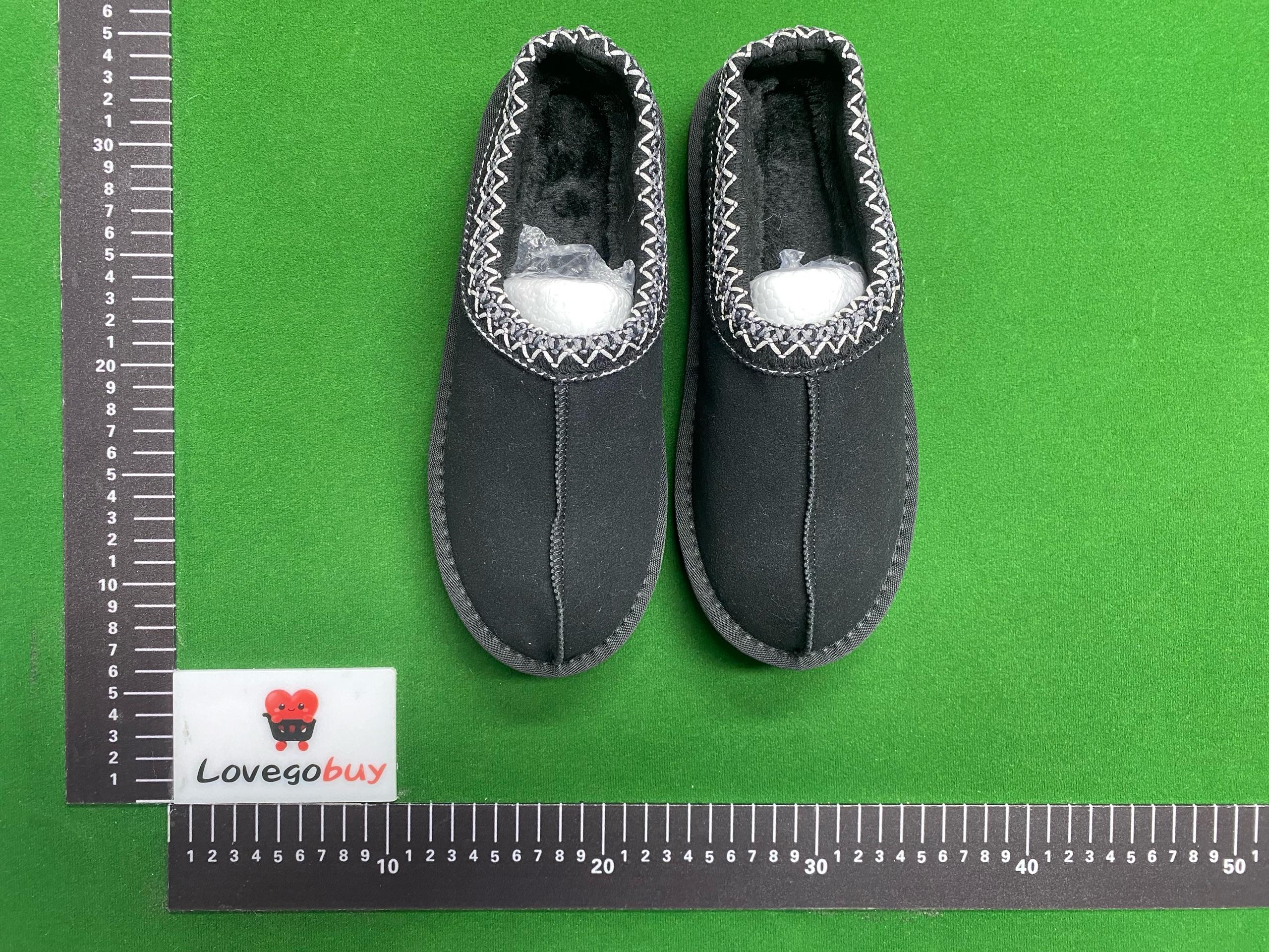 Foto QC 5 de UGG Tasman Suede Slippers Ethnic Stitching Black