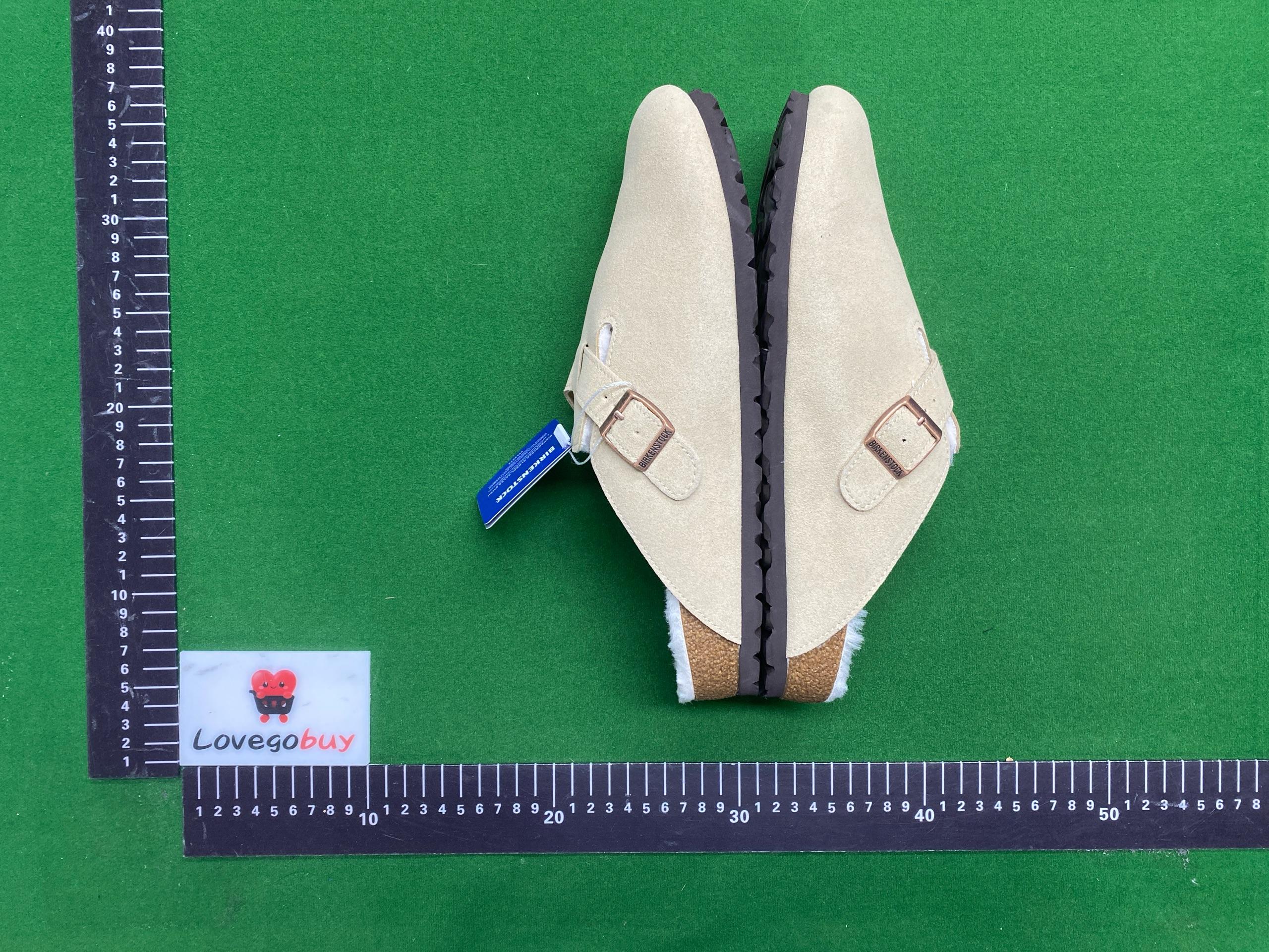 Foto QC 1 de Birkenstock Boston Suede Shearling Mocha