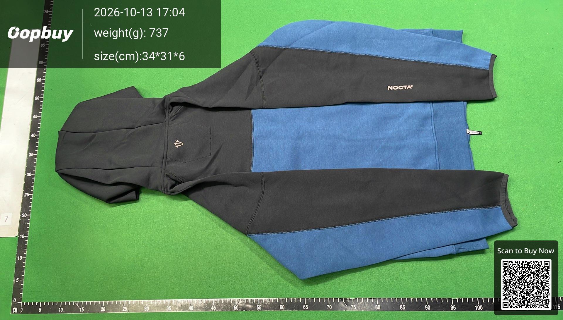 Foto QC 3 de Nike NOCTA Tech Fleece Hooded Jacket Cobalt Bliss