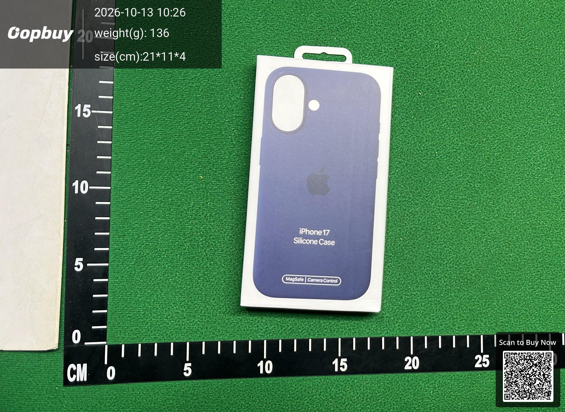 Foto QC 6 de Apple MagSafe Silicone Case for iPhone 17 Pro Max Blue