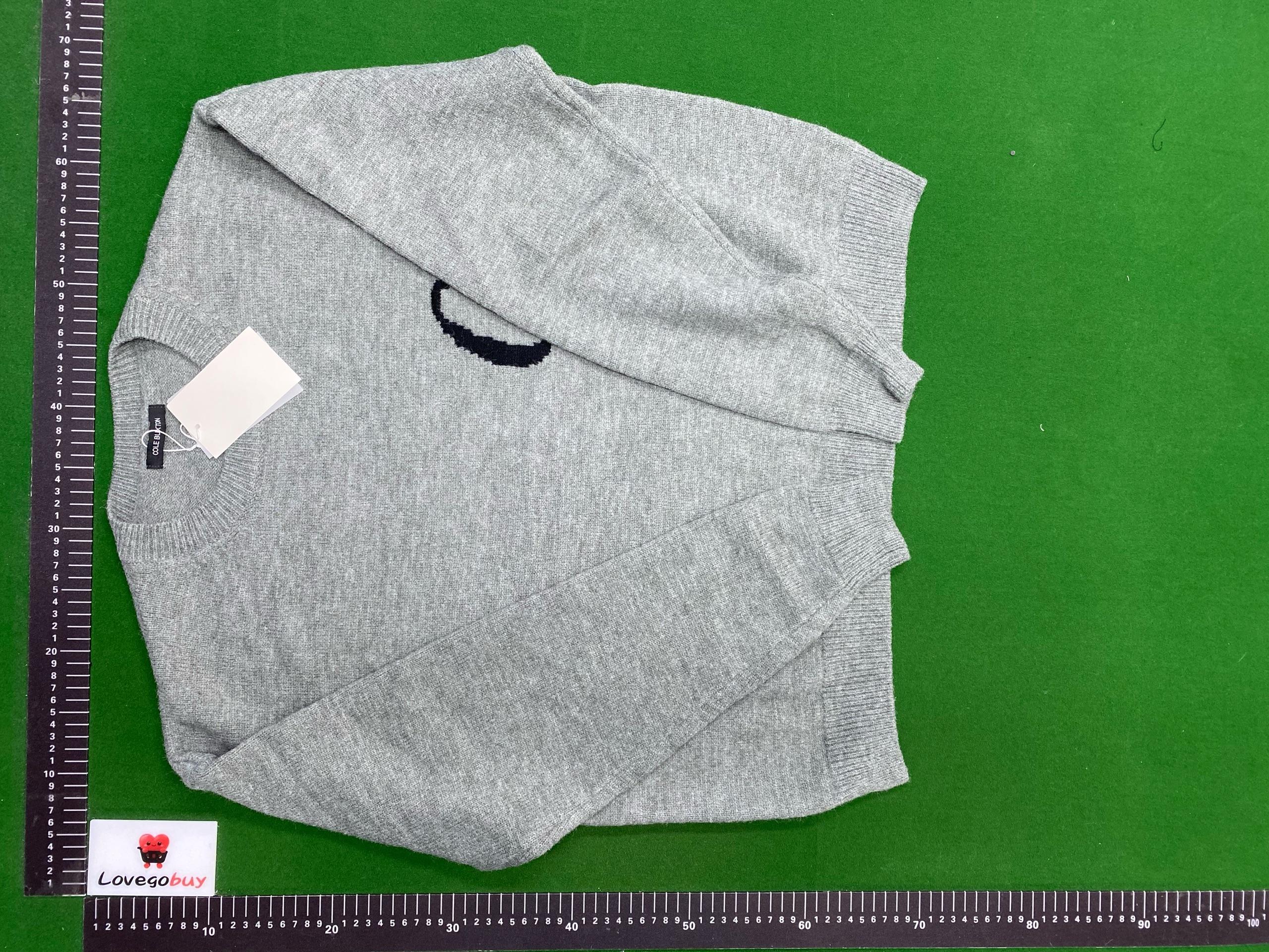Foto QC 5 de Cole Buxton Crewneck Sweater Jacquard Logo Black