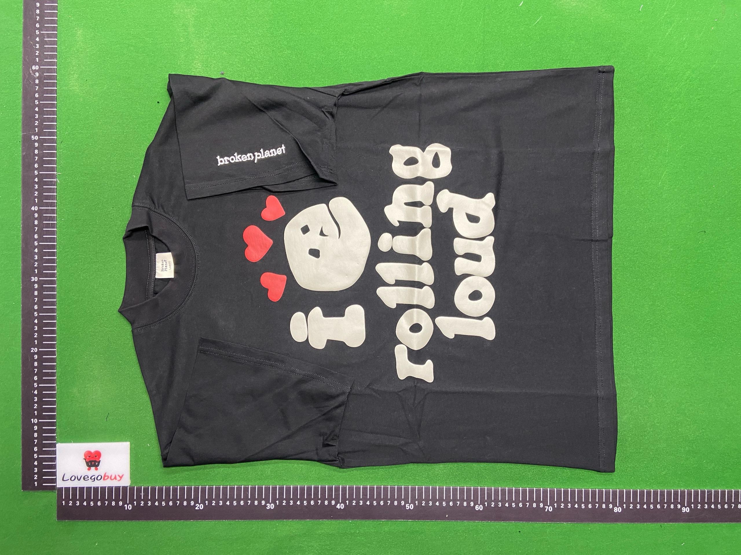 Foto QC 2 de Broken Planet Trapped in Time T-shirt Dark Blue