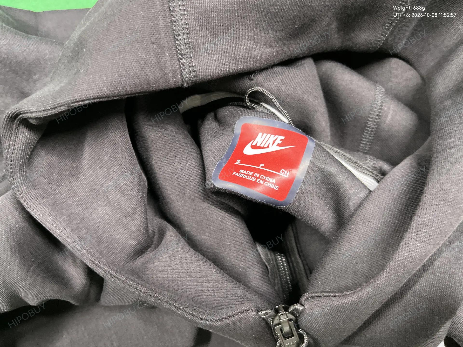 Foto QC 5 de Unbranded Reflective Tracksuit Set 2-Piece Grey