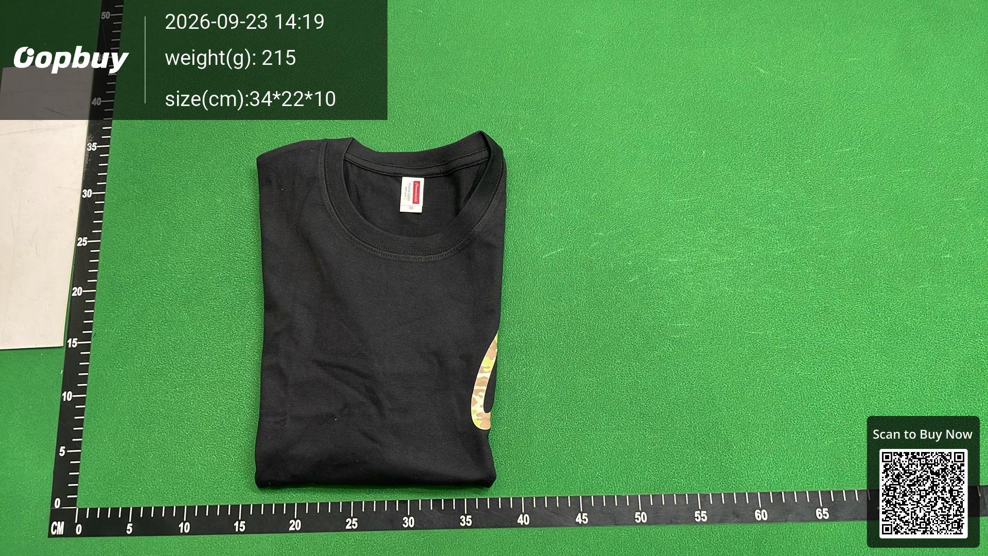 Foto QC 8 de Corteiz Alcatraz C Logo Camo T-shirt Black