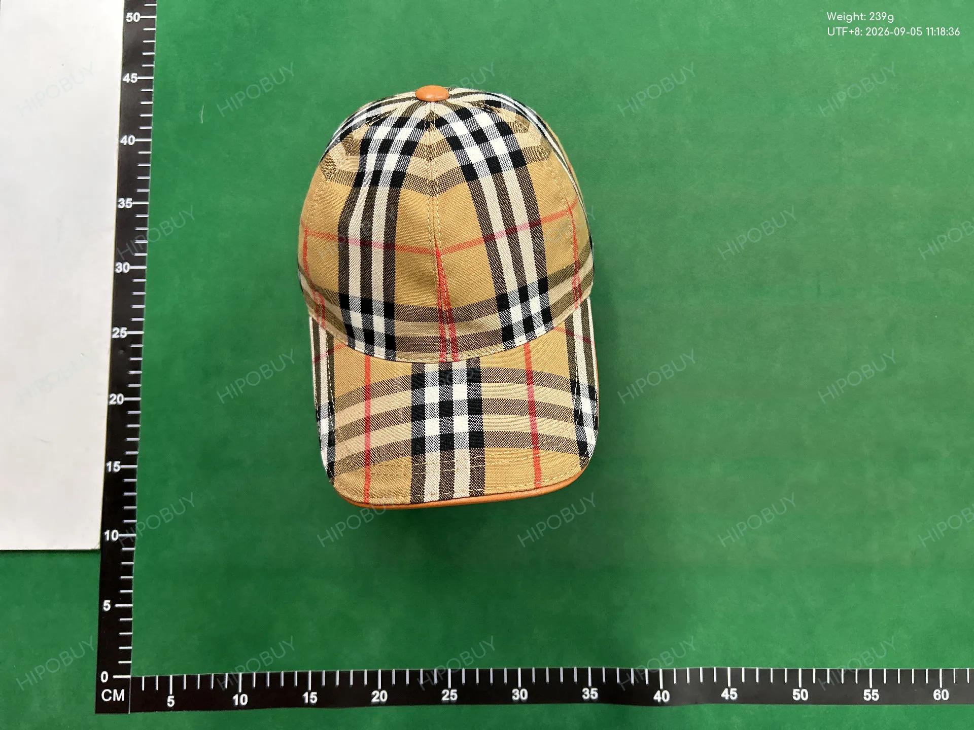 Foto QC 1 de Burberry Vintage Check Baseball Cap Archive Beige