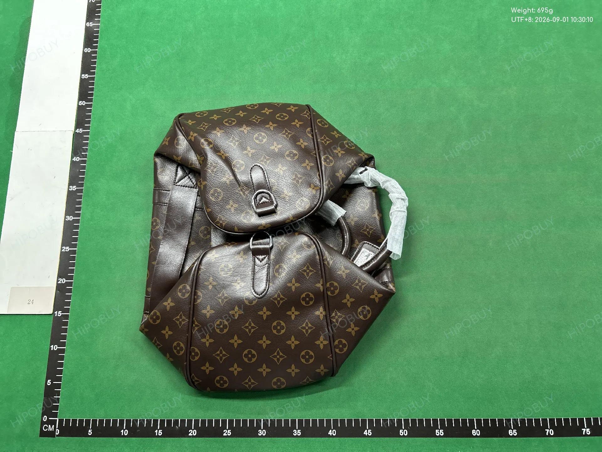 Foto QC 7 de Other Monogram Print Travel Duffle Bag Large Brown