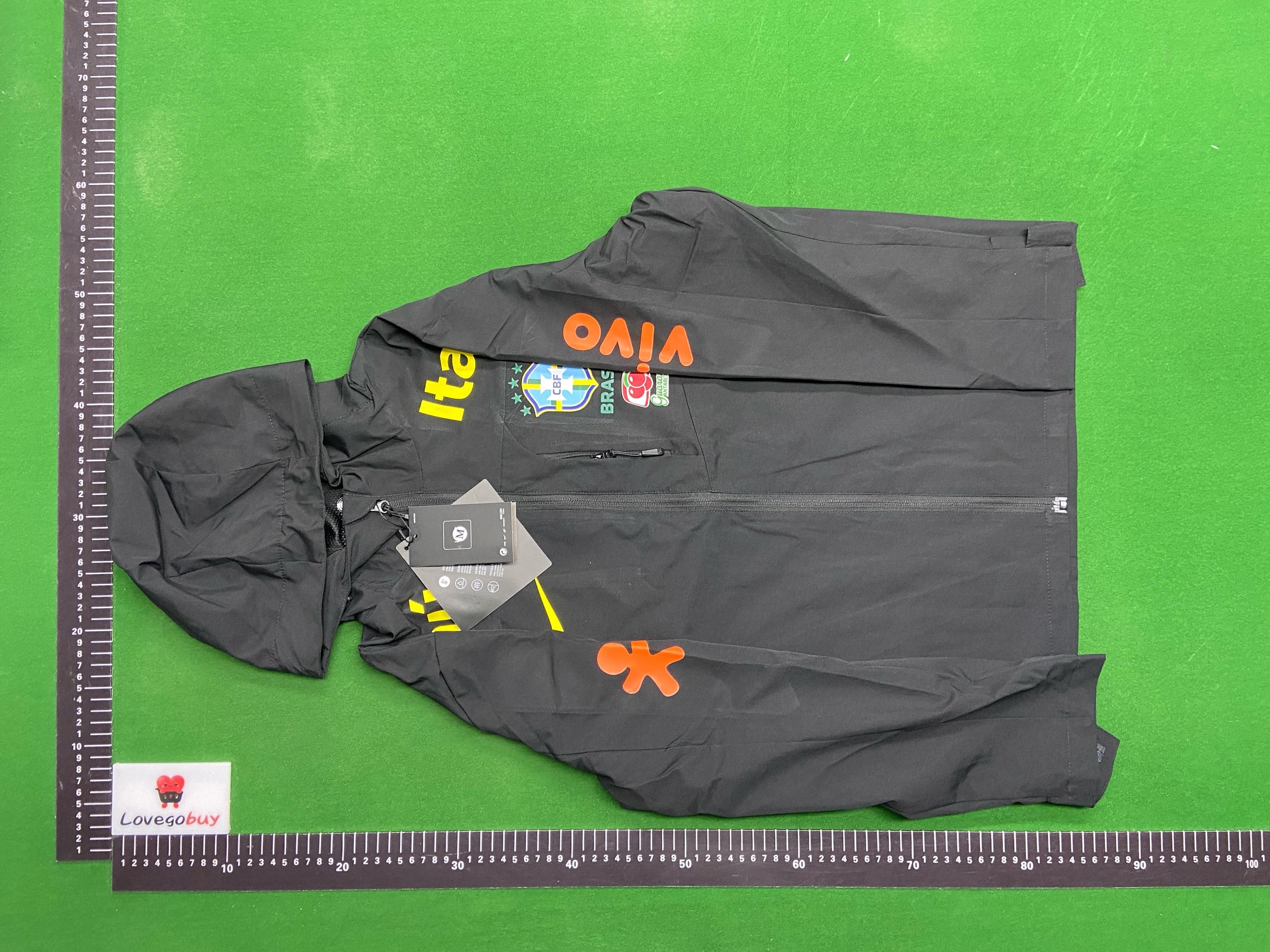 Foto QC 7 de Nike Brasil CBF Hooded Jacket GORE-TEX Mint Green