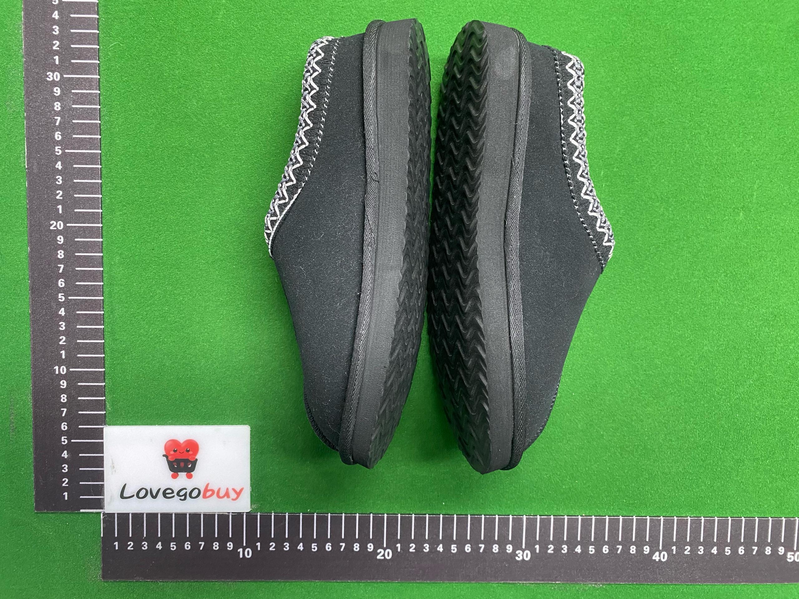 Foto QC 1 de UGG Tasman Suede Slippers Ethnic Stitching Black