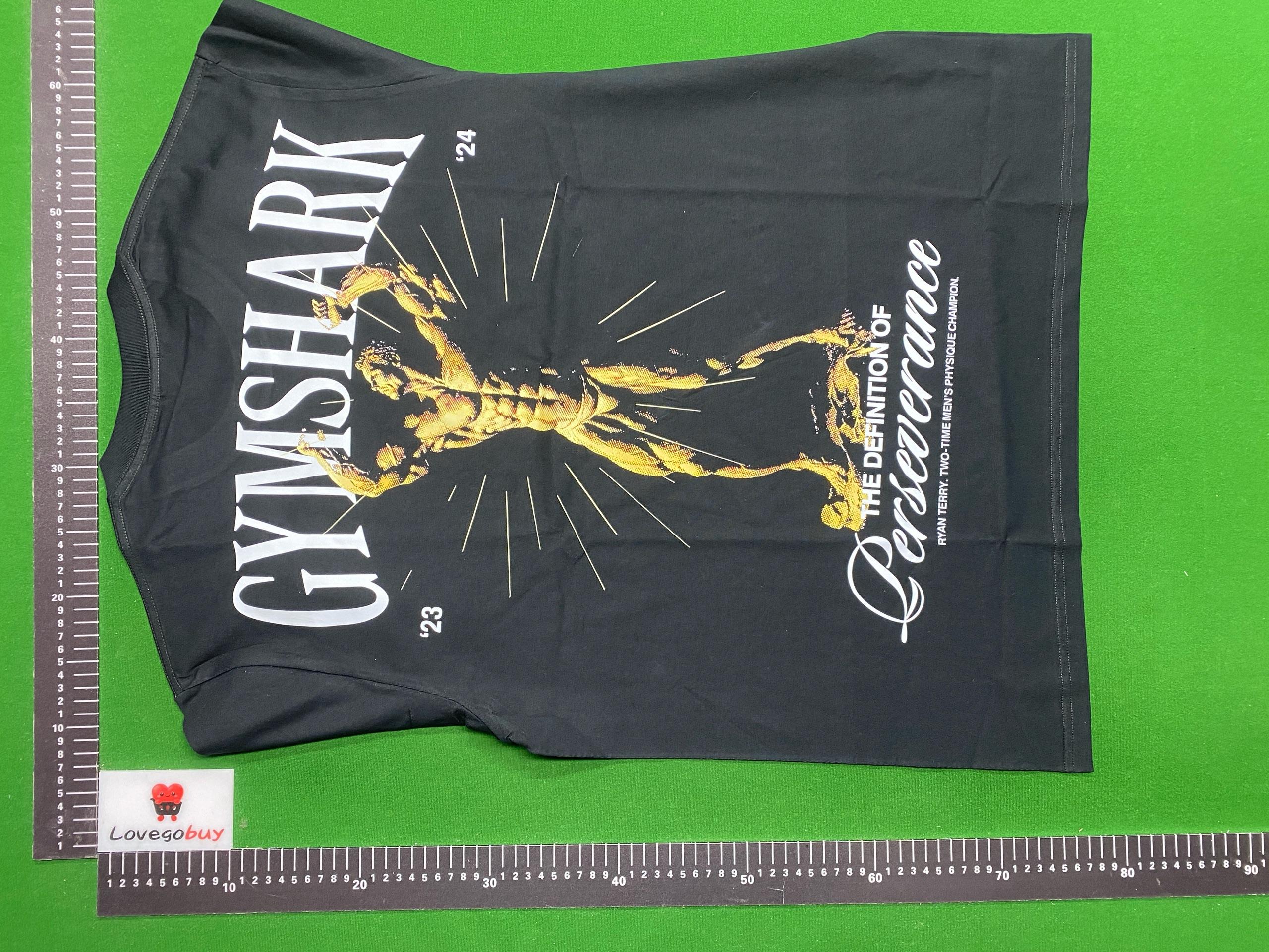 Foto QC 6 de Gymshark Spartan T-shirt Back Logo Black