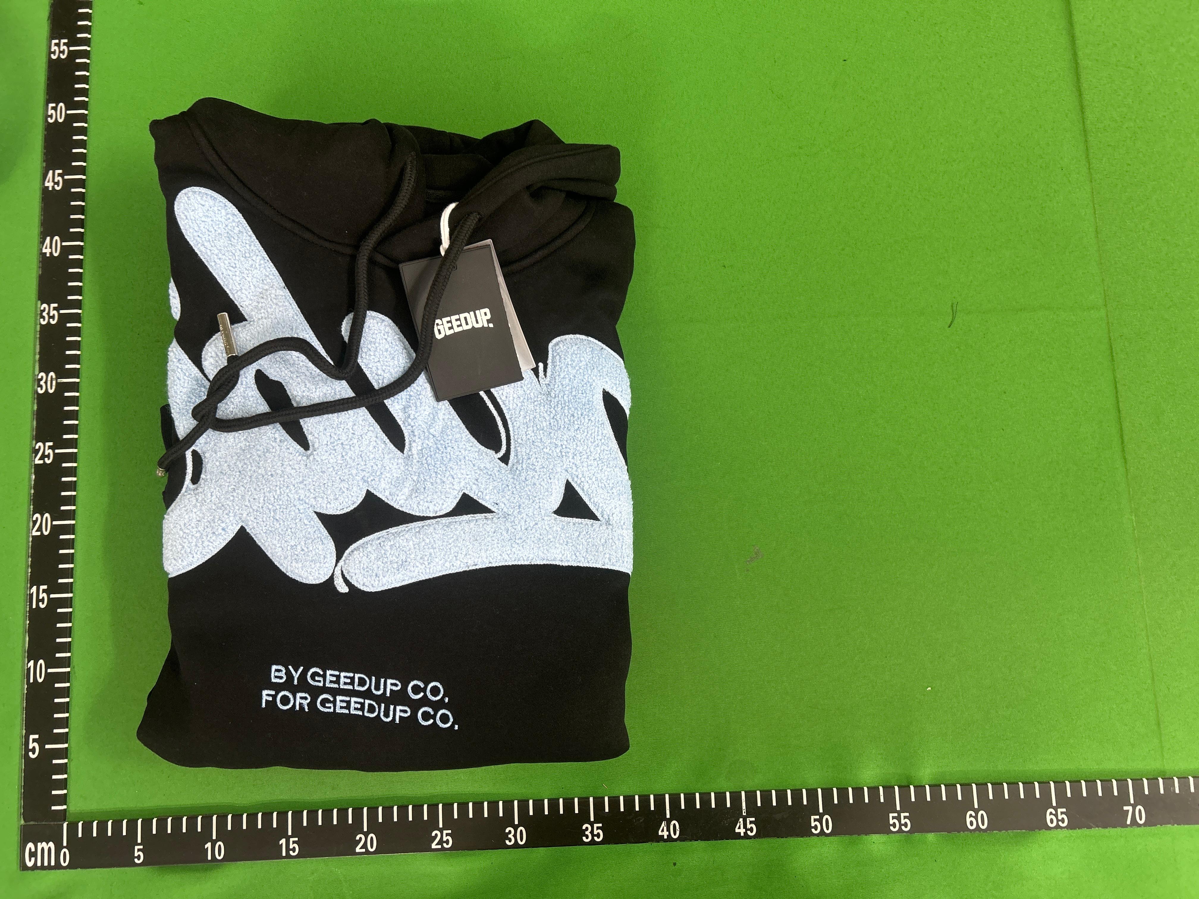 Foto QC 1 de Geedup Hoodie Graffiti Logo Black Grey