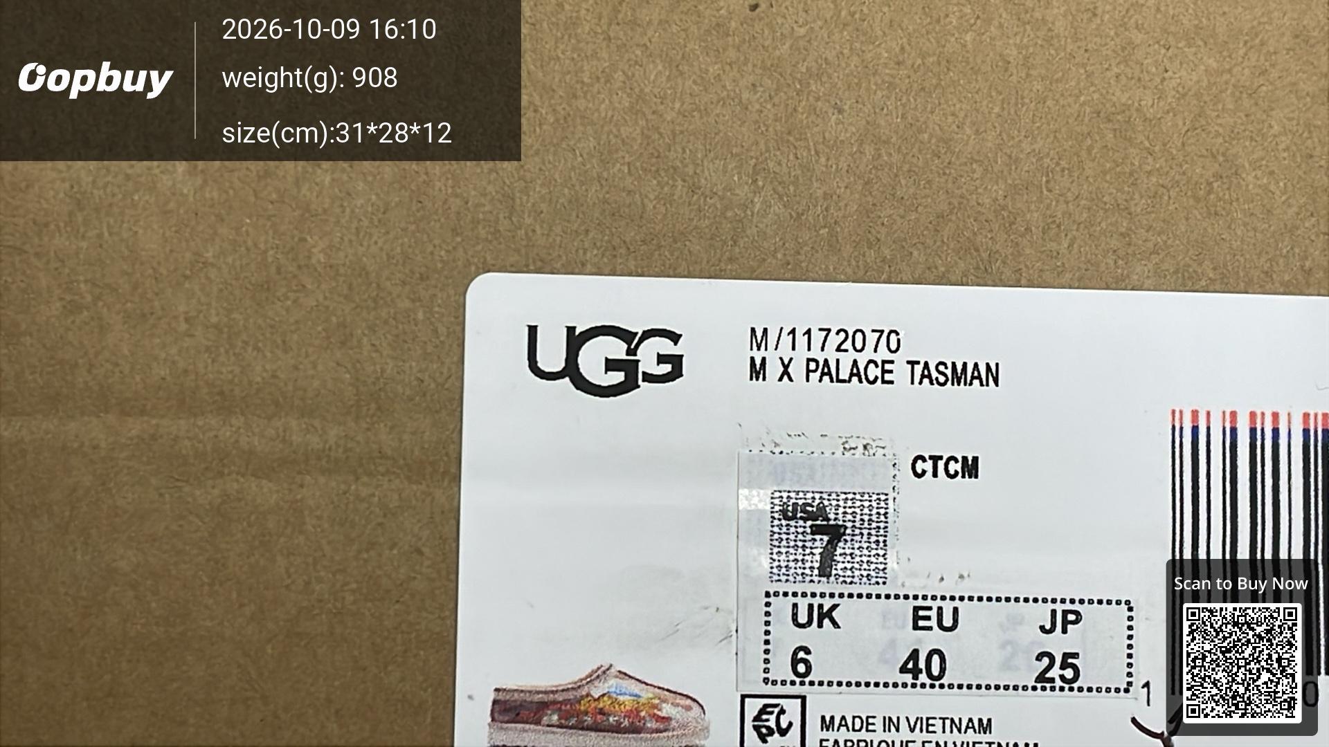 Foto QC 7 de UGG Tazz Suede Palace Chestnut 1122553
