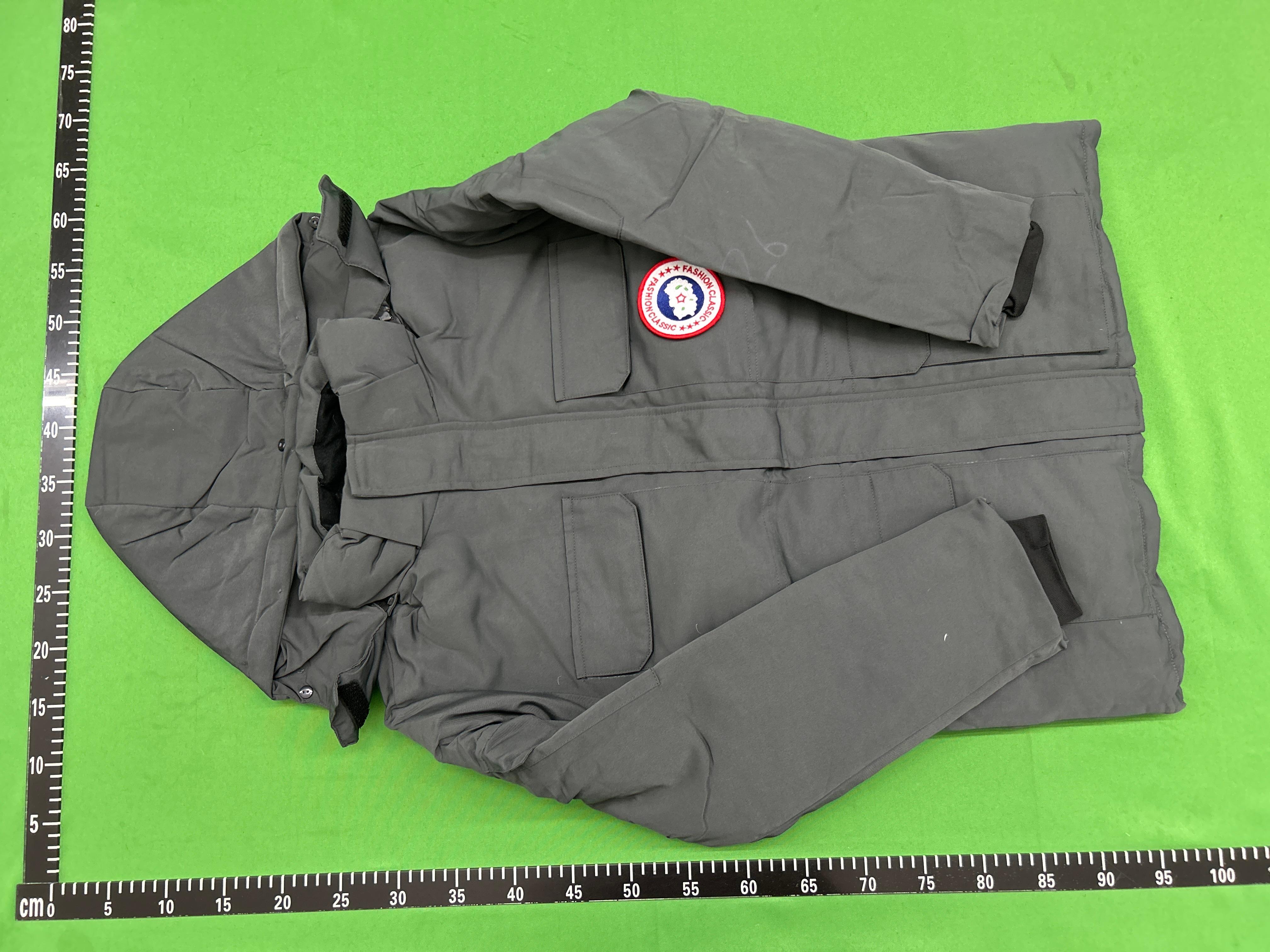 Foto QC 3 de Unbranded Down Jacket Fur Trim Hooded Mid-Length Black