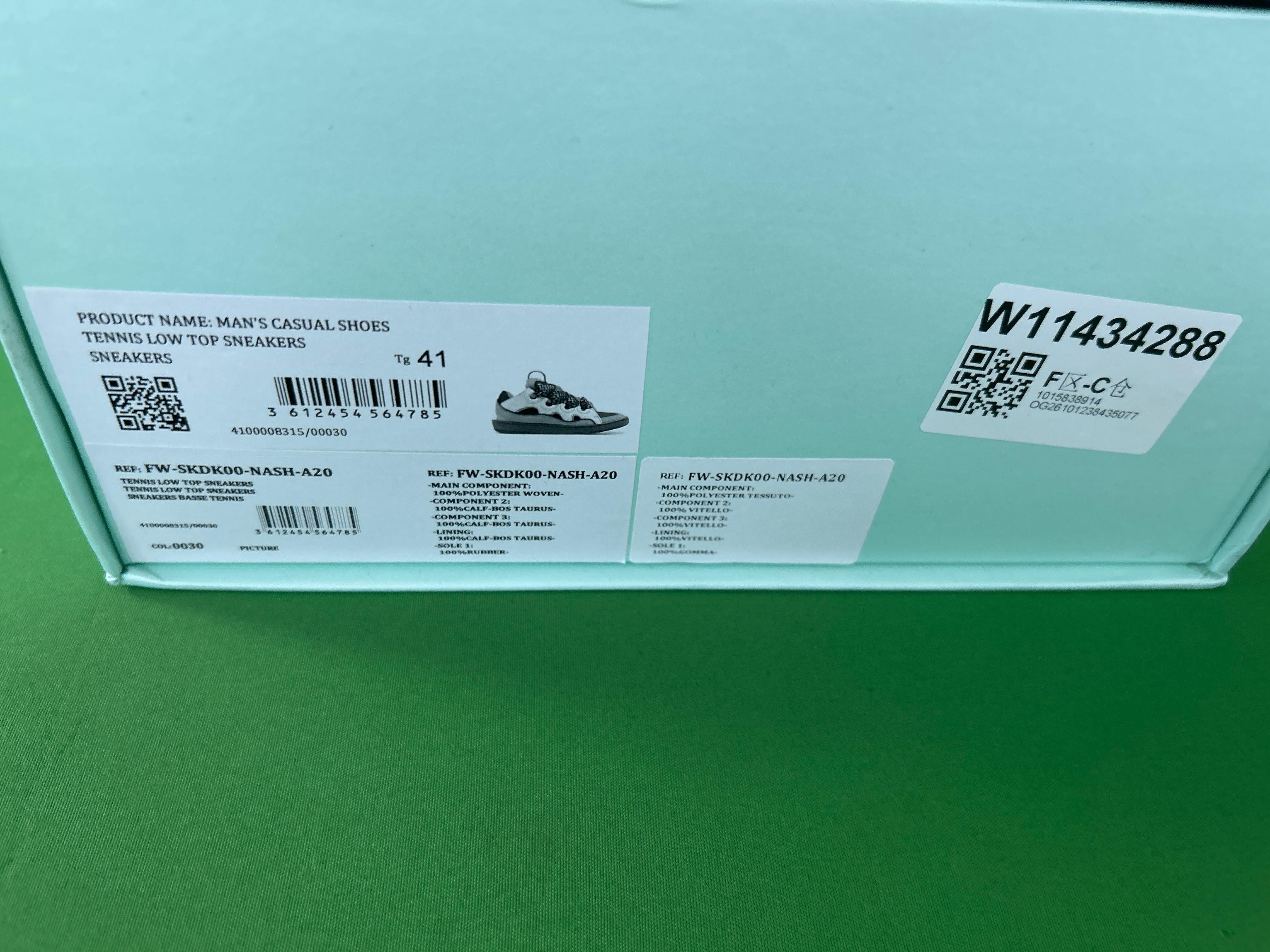 Foto QC 1 de Lanvin Curb Low White Blue