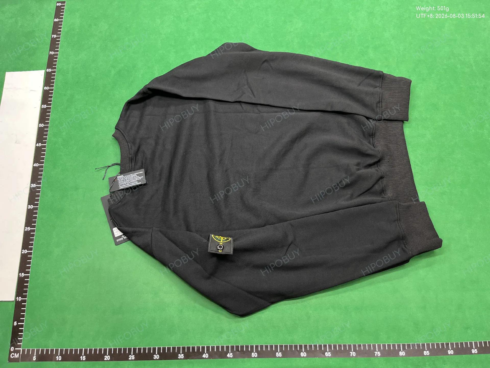 Foto QC 3 de Stone Island Sweatshirt Compass Badge Black
