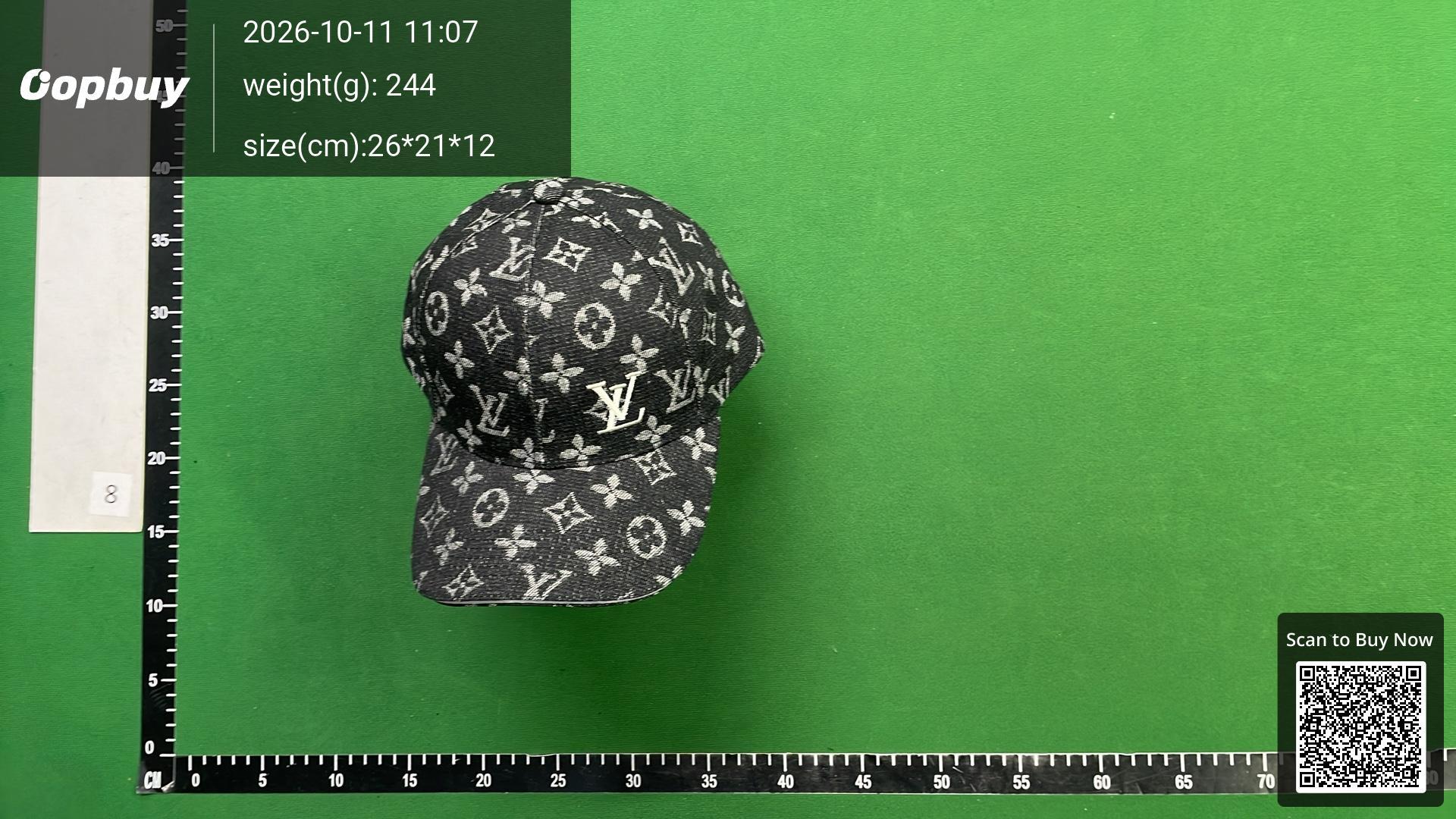 Foto QC 1 de Louis Vuitton Monogram Cap Black