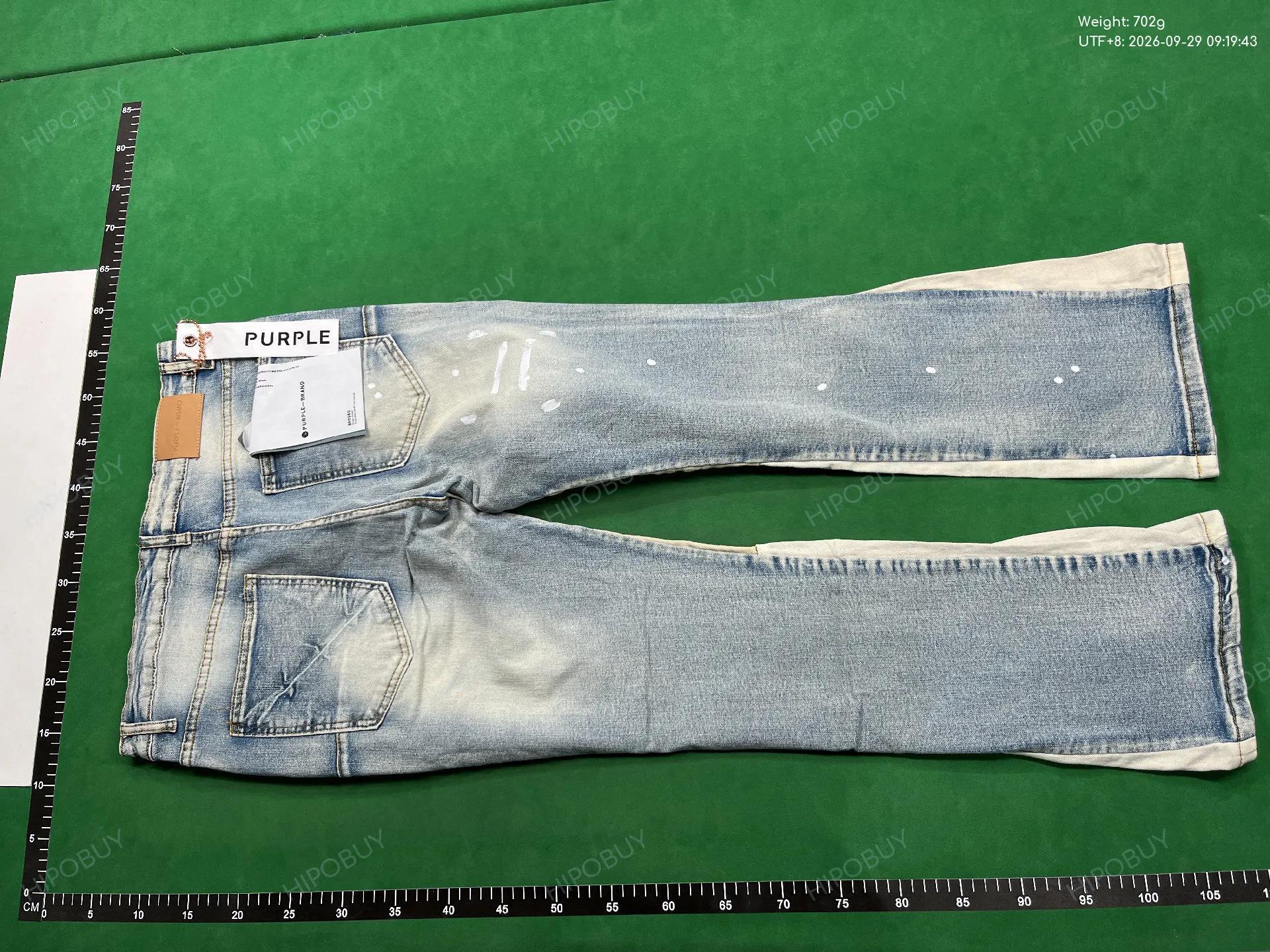 Foto QC 3 de Purple Brand P004 Jeans Flamed Flare White