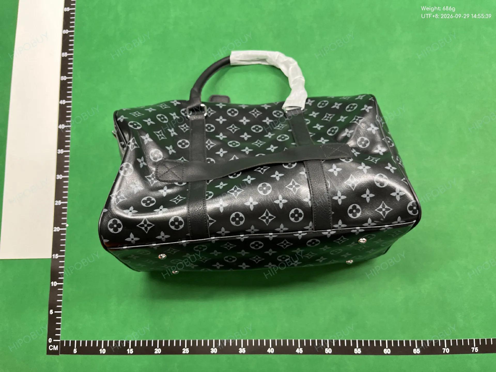 Foto QC 2 de Other Monogram Print Travel Duffle Bag Large Brown