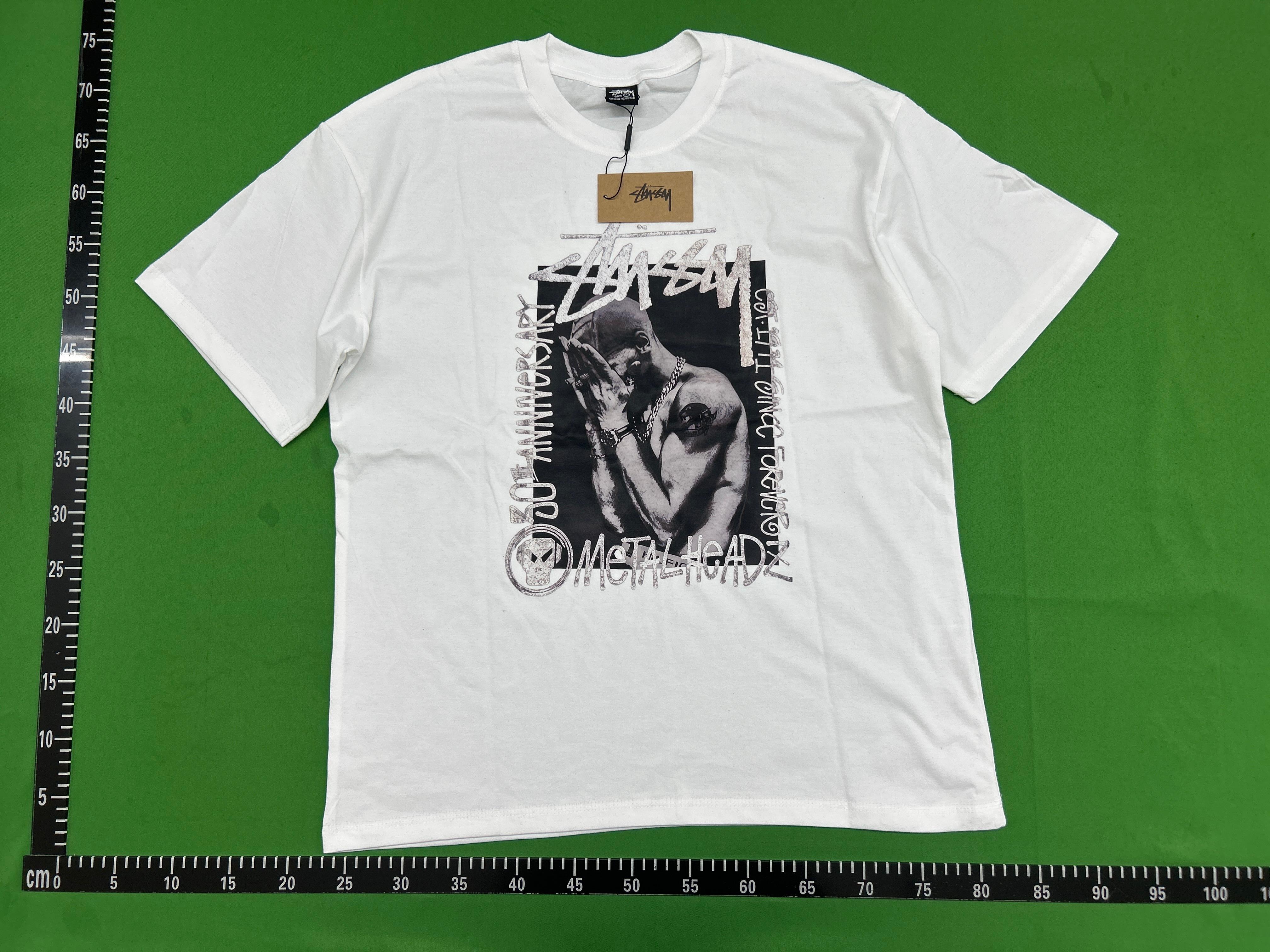 Foto QC 3 de Stussy Built in USA Made for the World T-shirt White