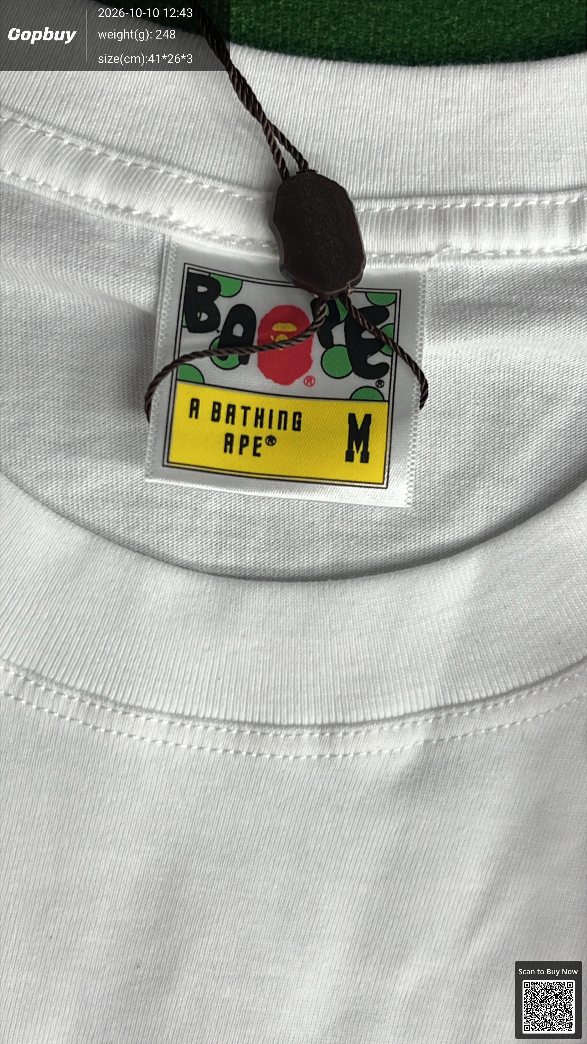 Foto QC 1 de BAPE T-shirt ABC Camo Big Ape Head Black