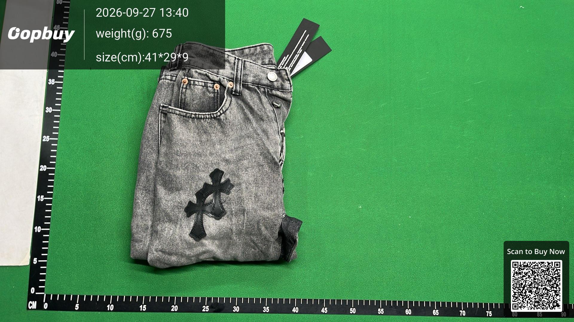 Foto QC 4 de Other Jeans Cross Patchwork Flared Washed Black