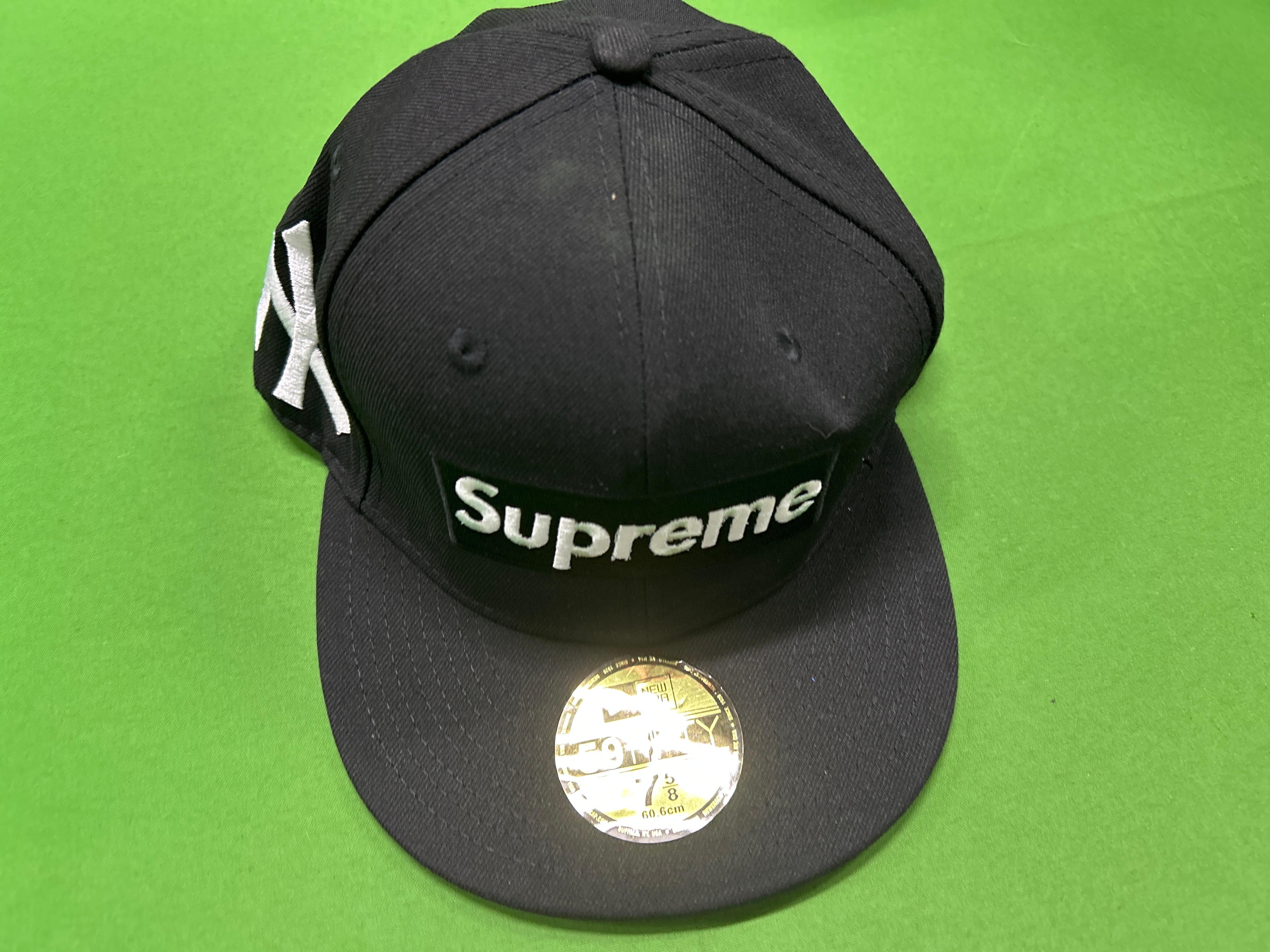 Foto QC 5 de Supreme New York Yankees New Era Box Logo Cap Black