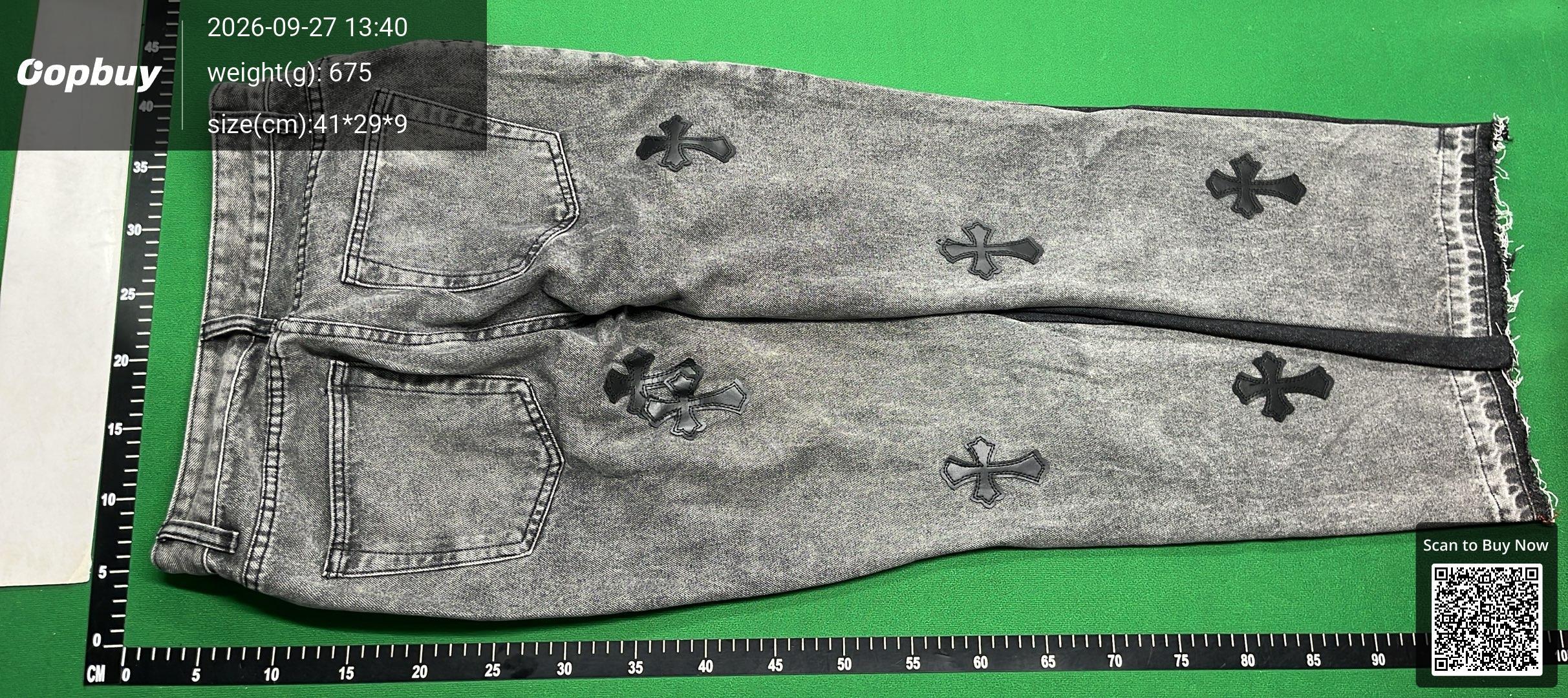 Foto QC 3 de Other Jeans Cross Patchwork Flared Washed Black