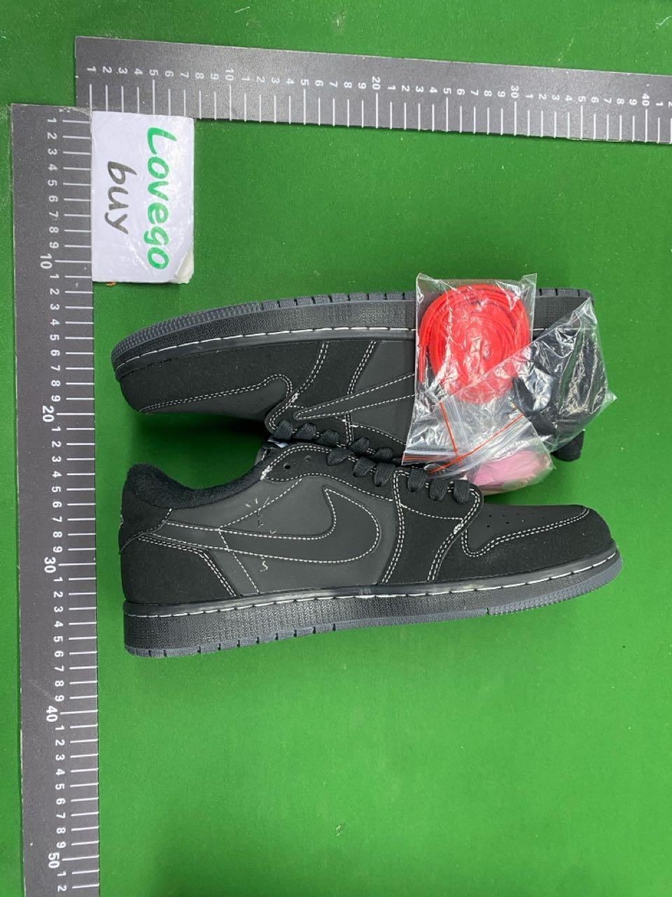 Foto QC 7 de Jordan 1 Retro Low OG SP Travis Scott Black Toe