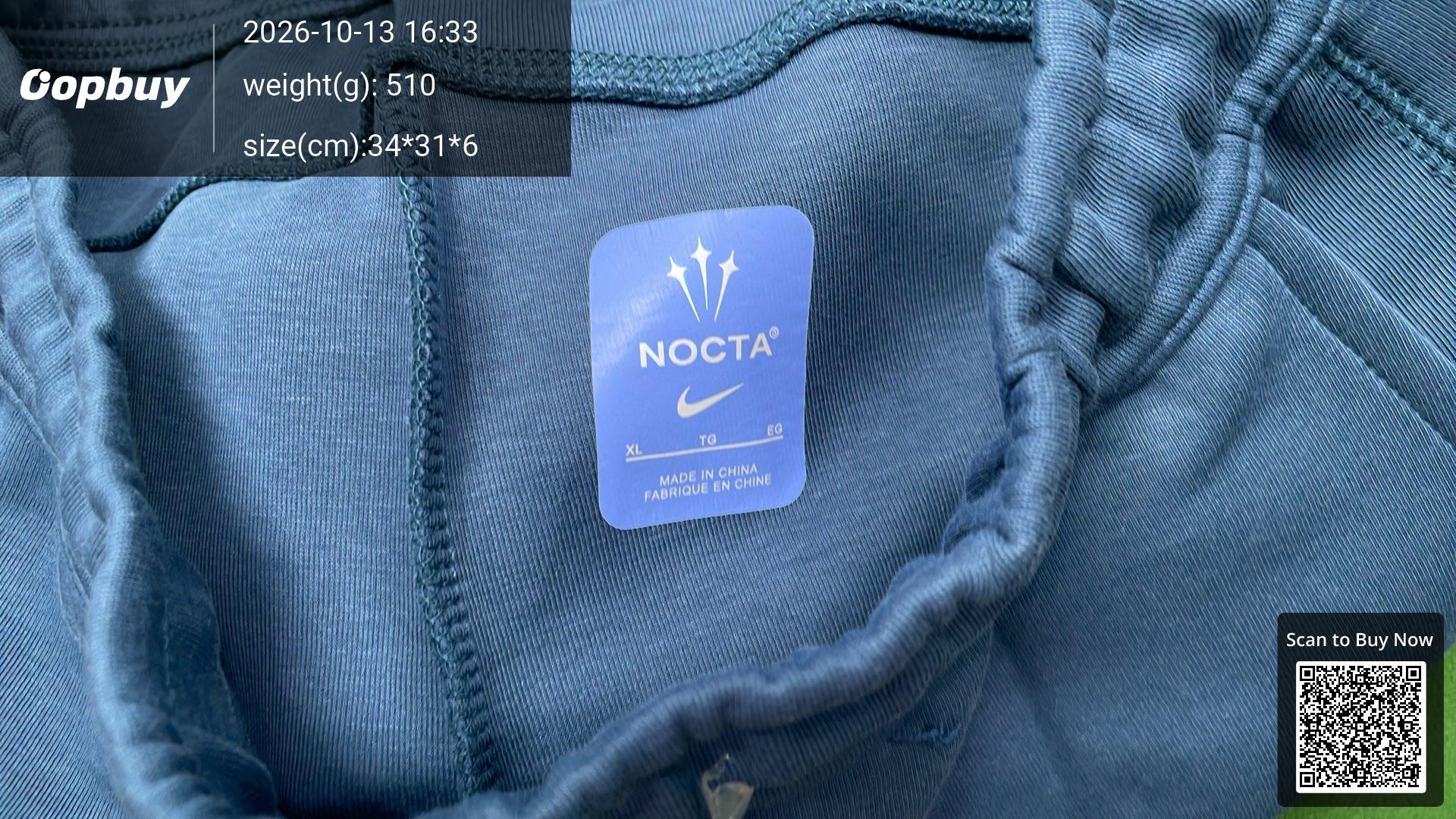 Foto QC 5 de Nike NOCTA Tech Fleece Hooded Jacket Cobalt Bliss