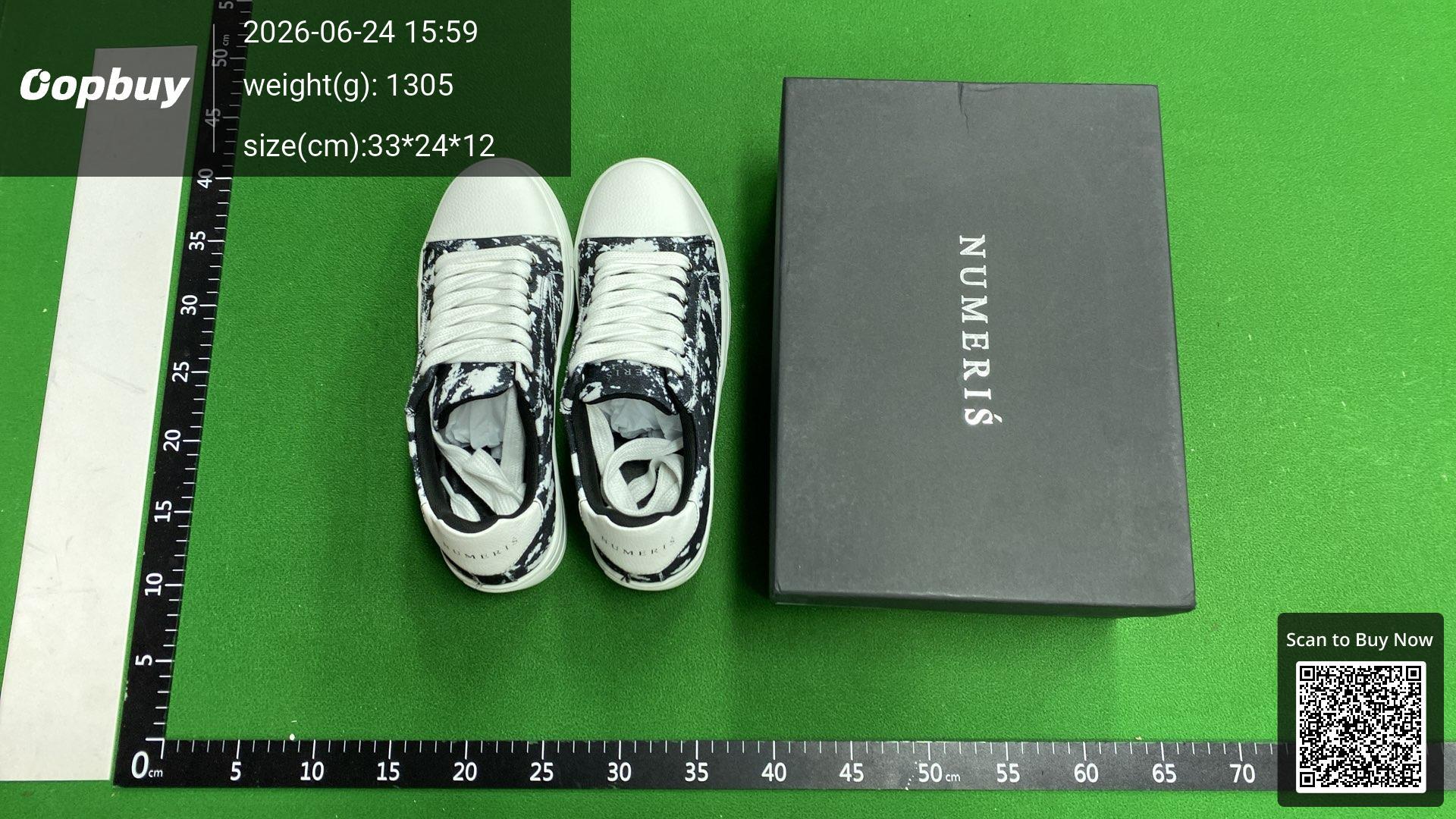 Foto QC 1 de Maison Mihara Yasuhiro Peterson OG Sole Low Black White A01FW702-BLK