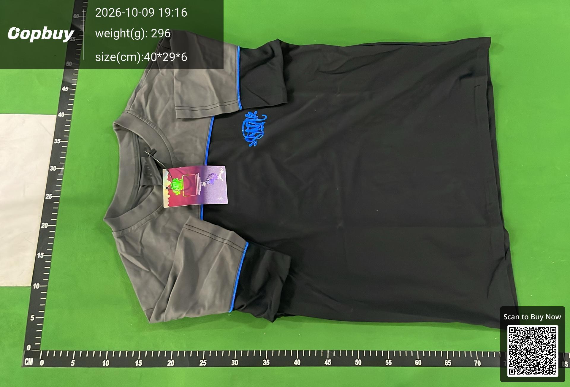 Foto QC 2 de Trapstar T-shirt Contrast Stitch Irongate Logo Black